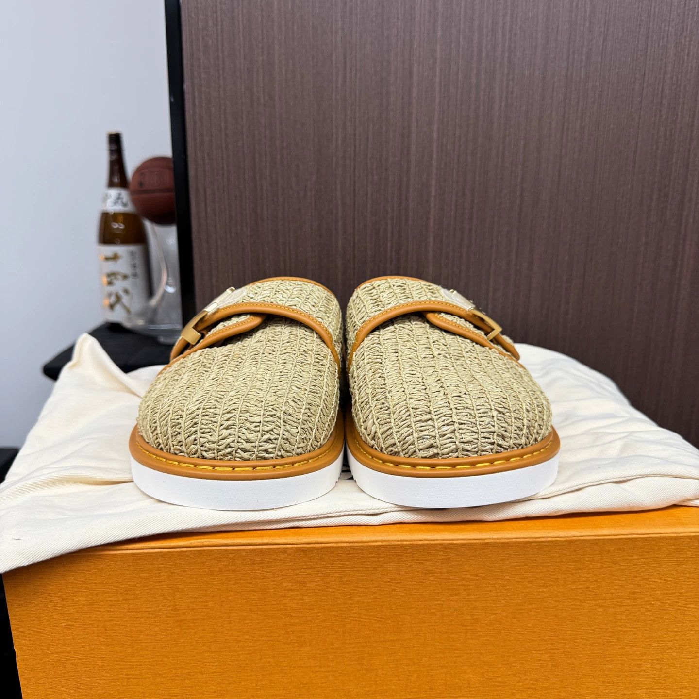 Louis Vuitton LV Woven Birkenstock Shoes US 8 New Size US 8 / EU 41 - 3 Thumbnail