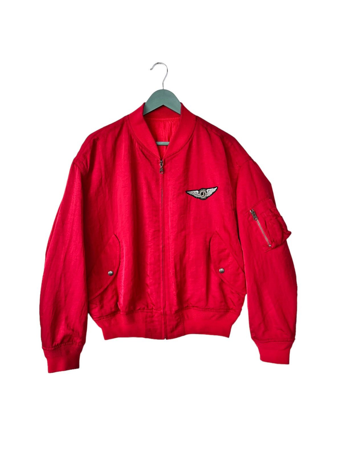 Japanese Brand Vintage French-Chic by Jun Men Bomber Jacket Size US M / EU 48-50 / 2 - 1 Thumbnail