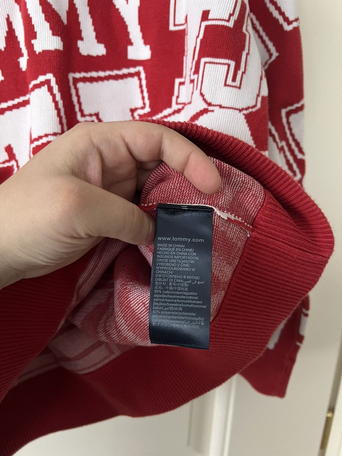 Tommy Hilfiger × Tommy Jeans Tommy Hilfiger Knit Sweatshirt Size US L / EU 52-54 / 3 - 9 Thumbnail