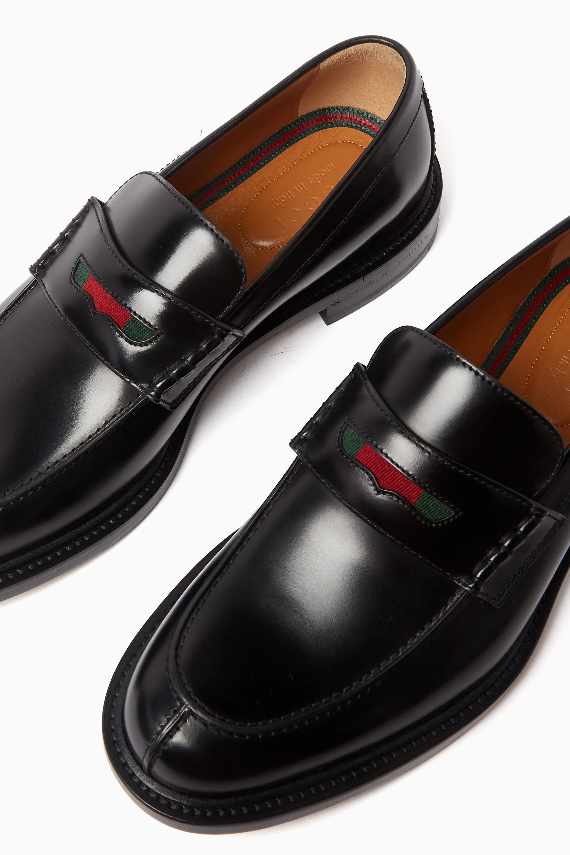 Gucci os11x0526 Web Loafers in Black Size US 9 / EU 42 - 4 Thumbnail