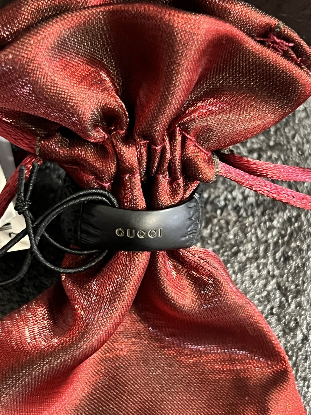 Gucci Gucci Panther Head Ring in Black Matte Metal Size 22 Size ONE SIZE - 5 Thumbnail