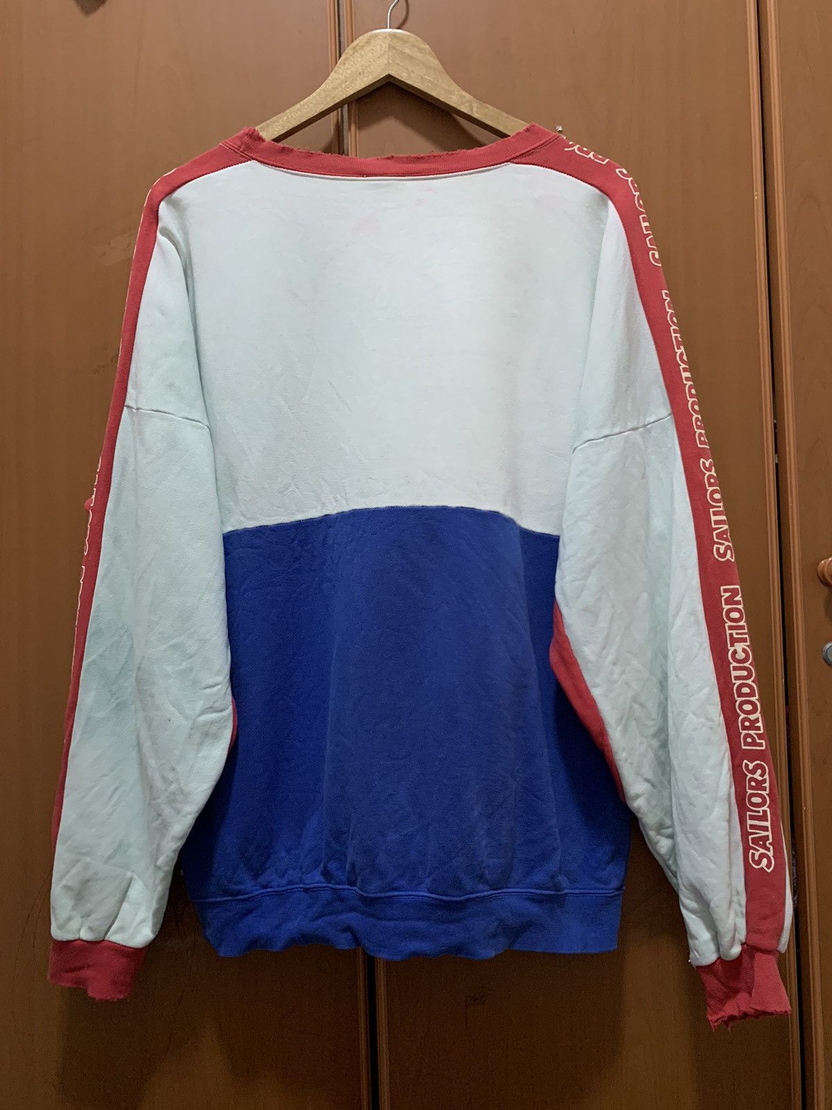Japanese Brand Vintage Japanese Brand Sailors Pro Sweatshirt Distressed Size US XL / EU 56 / 4 - 7 Thumbnail