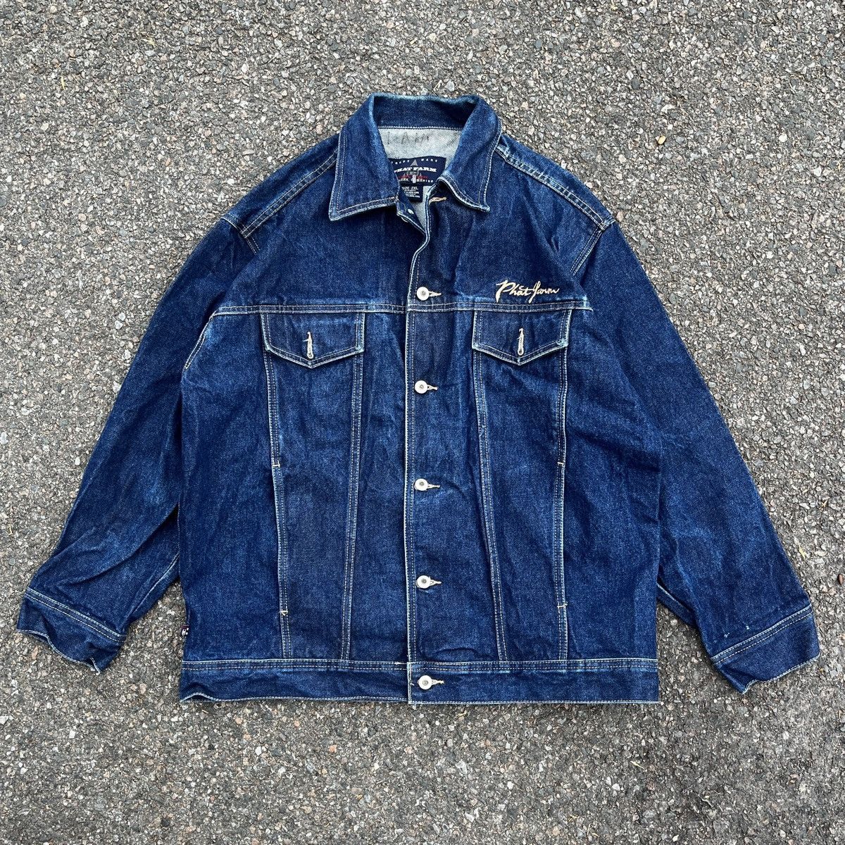 Phat Farm Vintage Vintage Phat Farm Denim Trucker Jean Jacket Grailed