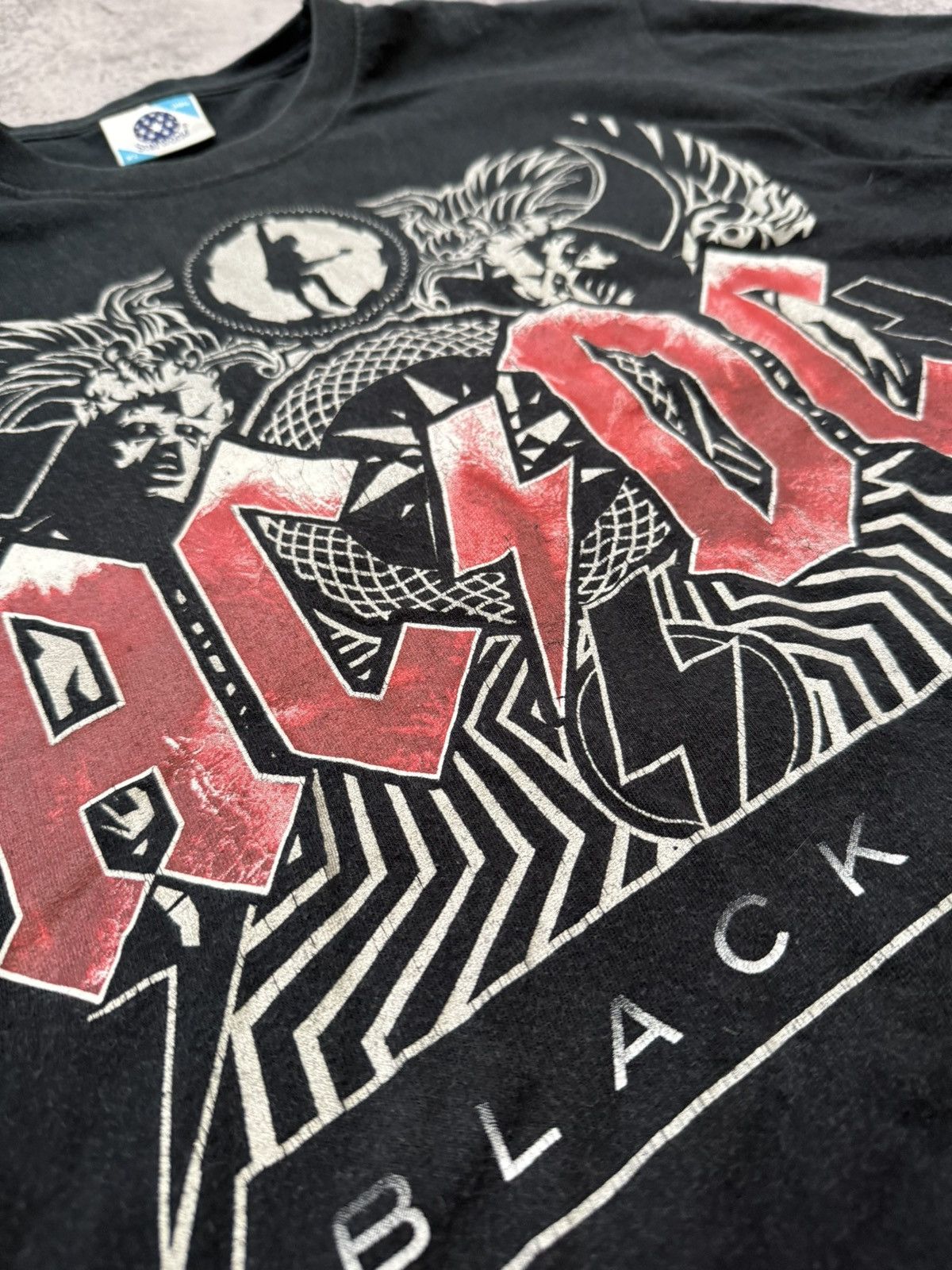 Vintage AC/DC Vintage Rock Band T-shirt ac dc Tee Size US XL / EU 56 / 4 - 3 Thumbnail