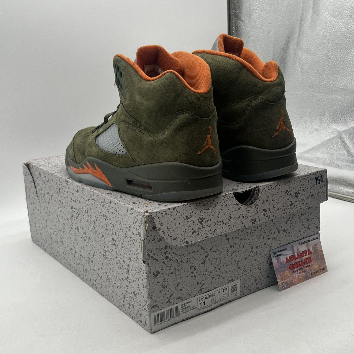 Jordan Brand Air Jordan 5 Olive Size US 11 / EU 44 - 4 Thumbnail