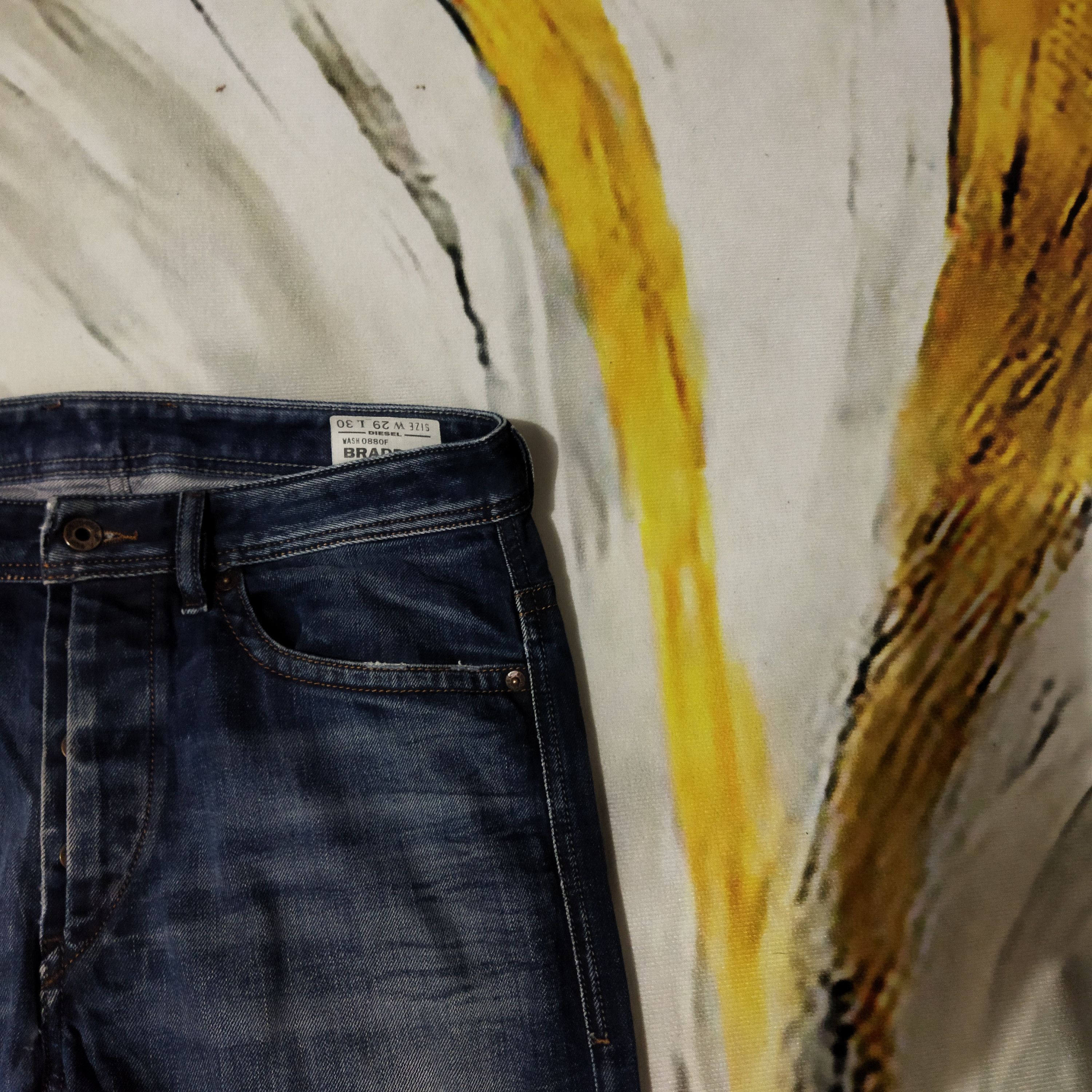 Diesel VINTAGE DIESEL DISTRESSED BLUE JEANS PANTS Size US 31 - 5 Thumbnail
