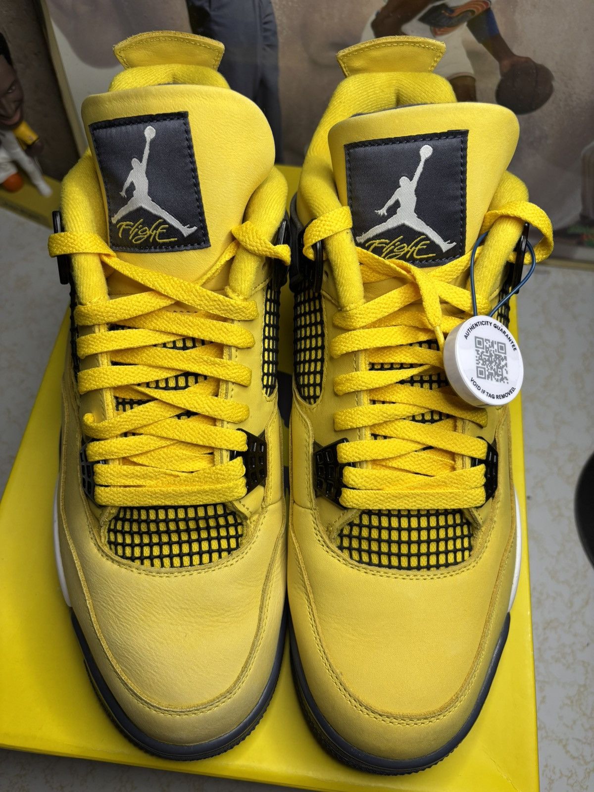 Jordan Brand Air Jordan 4 Retro “lightning” Size US 12 / EU 45 - 2 Thumbnail