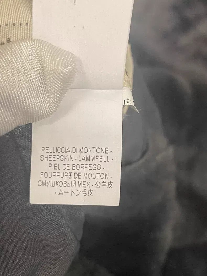 Brunello Cucinelli Brunello Cucinelli Grey-Green Sheepskin Cloak-Style Coat Size XS / US 0-2 / IT 36-38 - 6 Thumbnail