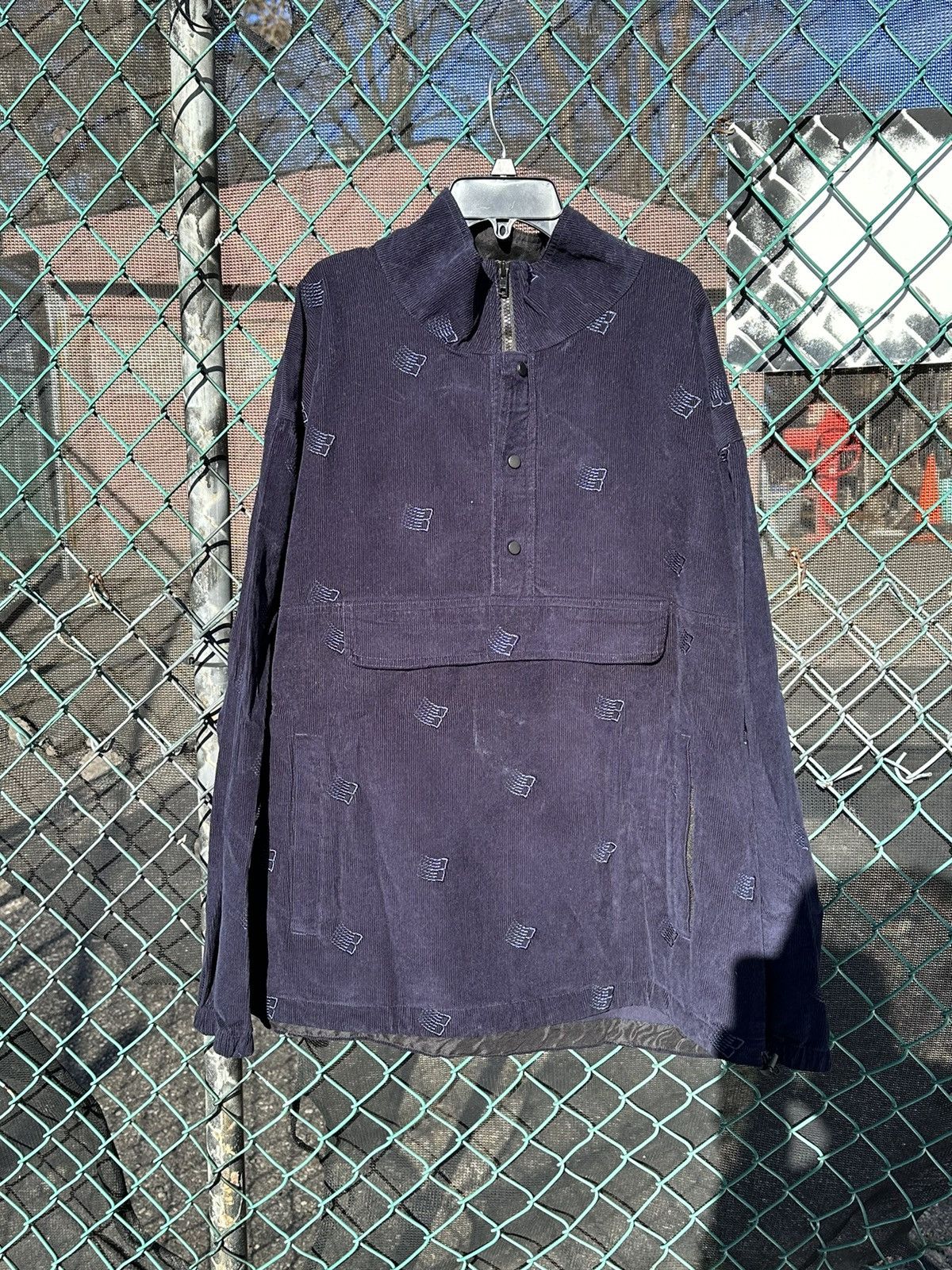 image of Bronze 56K x Supreme Bronze56K Parka in Navy, Men's (Size Large)