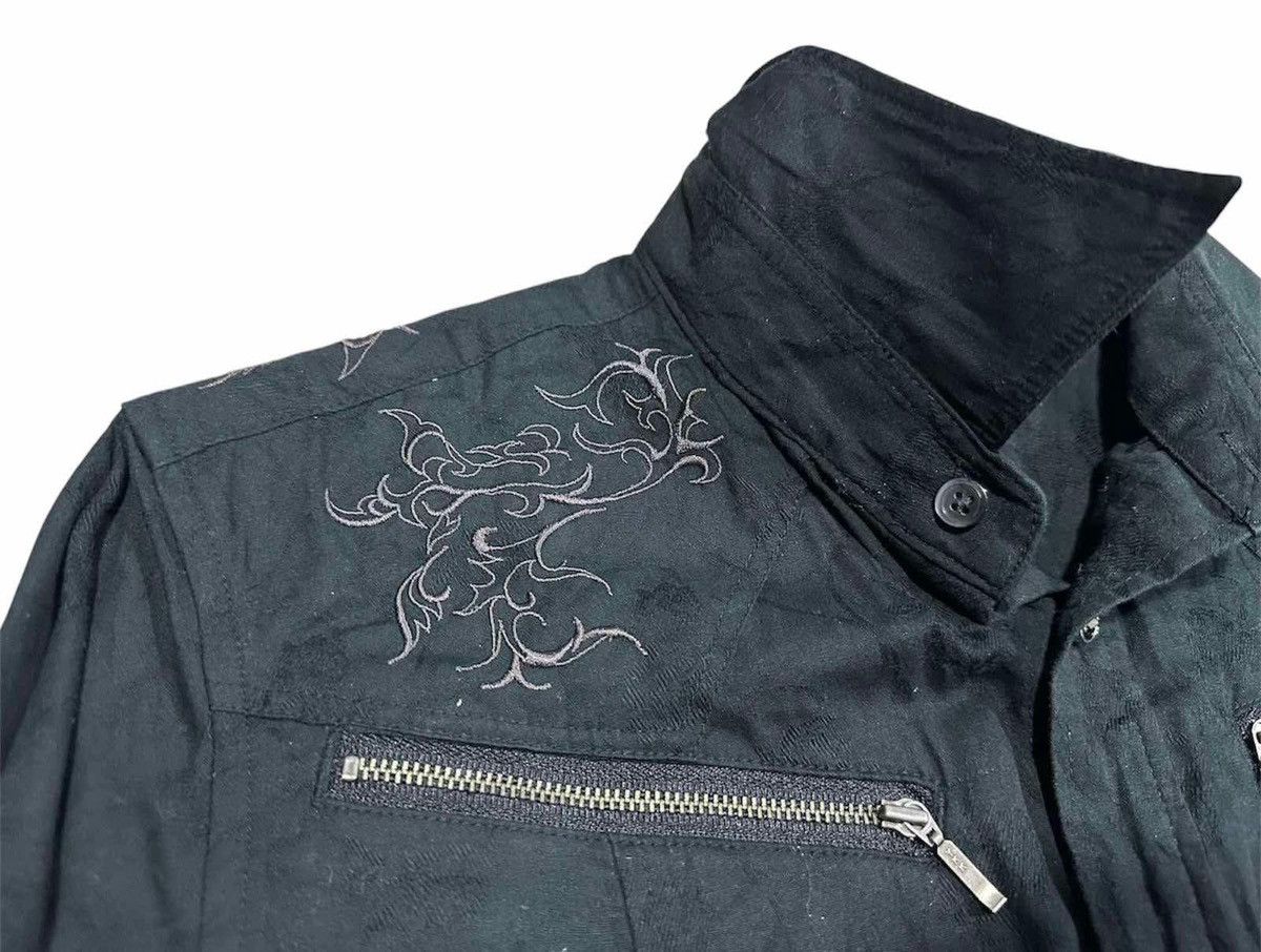 If Six Was Nine × Japanese Brand × Tornado Mart 🔥Y2K Archived Tornado Mart Tribal Shirt Zip Goth Punk Size US L / EU 52-54 / 3 - 4 Thumbnail