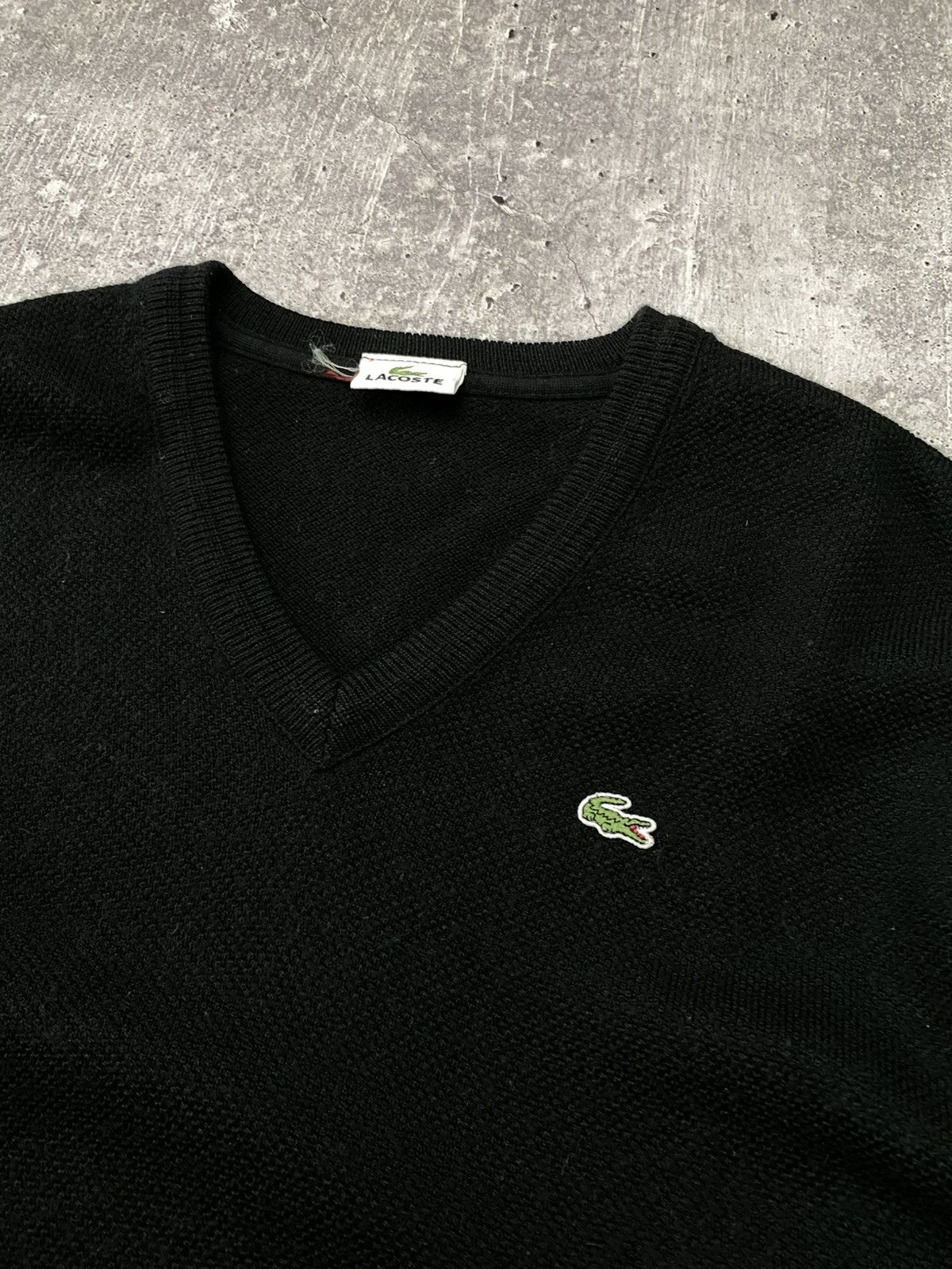 Lacoste × Vintage Lacoste vintage knit sweater Size US L / EU 52-54 / 3 - 7 Thumbnail
