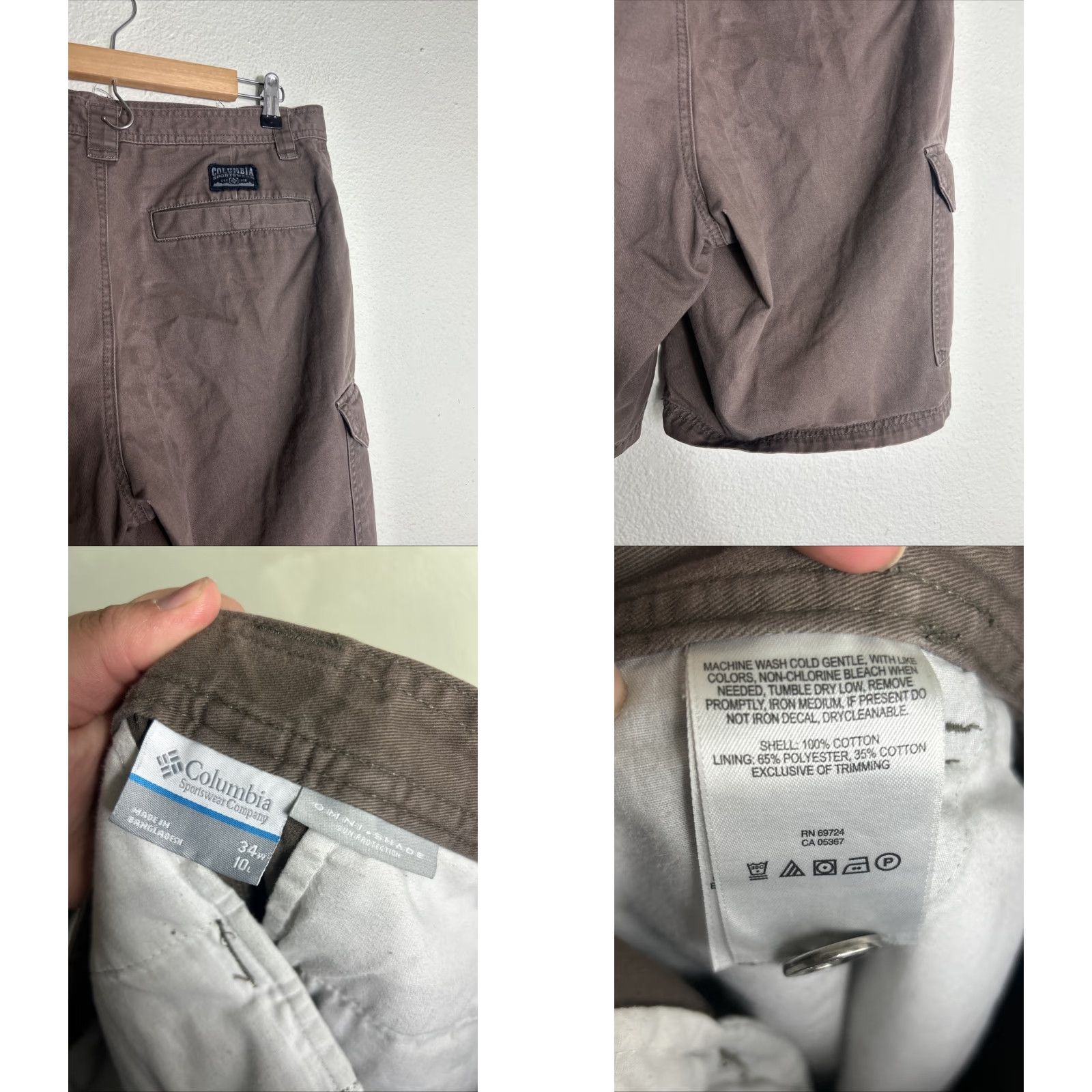Vintage VINTAGE Columbia Cargo Short Mens 34 Brown Twill Brownsmead II 1390261 Brown Size US 34 / EU 50 - 9 Thumbnail