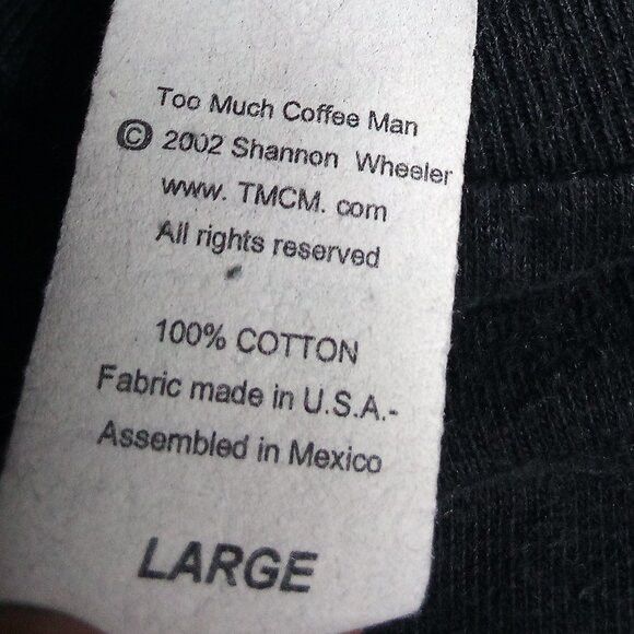 Other Vintage Dark Horse Comics Too Much Coffee Man T-Shirt Size US L / EU 52-54 / 3 - 5 Thumbnail