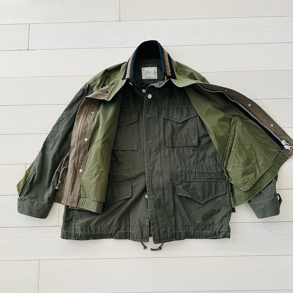 Japanese Brand × Sacai SACAI 2020SS FABRIC COMBO JACKET size 2 Size US M / EU 48-50 / 2 - 2 Thumbnail