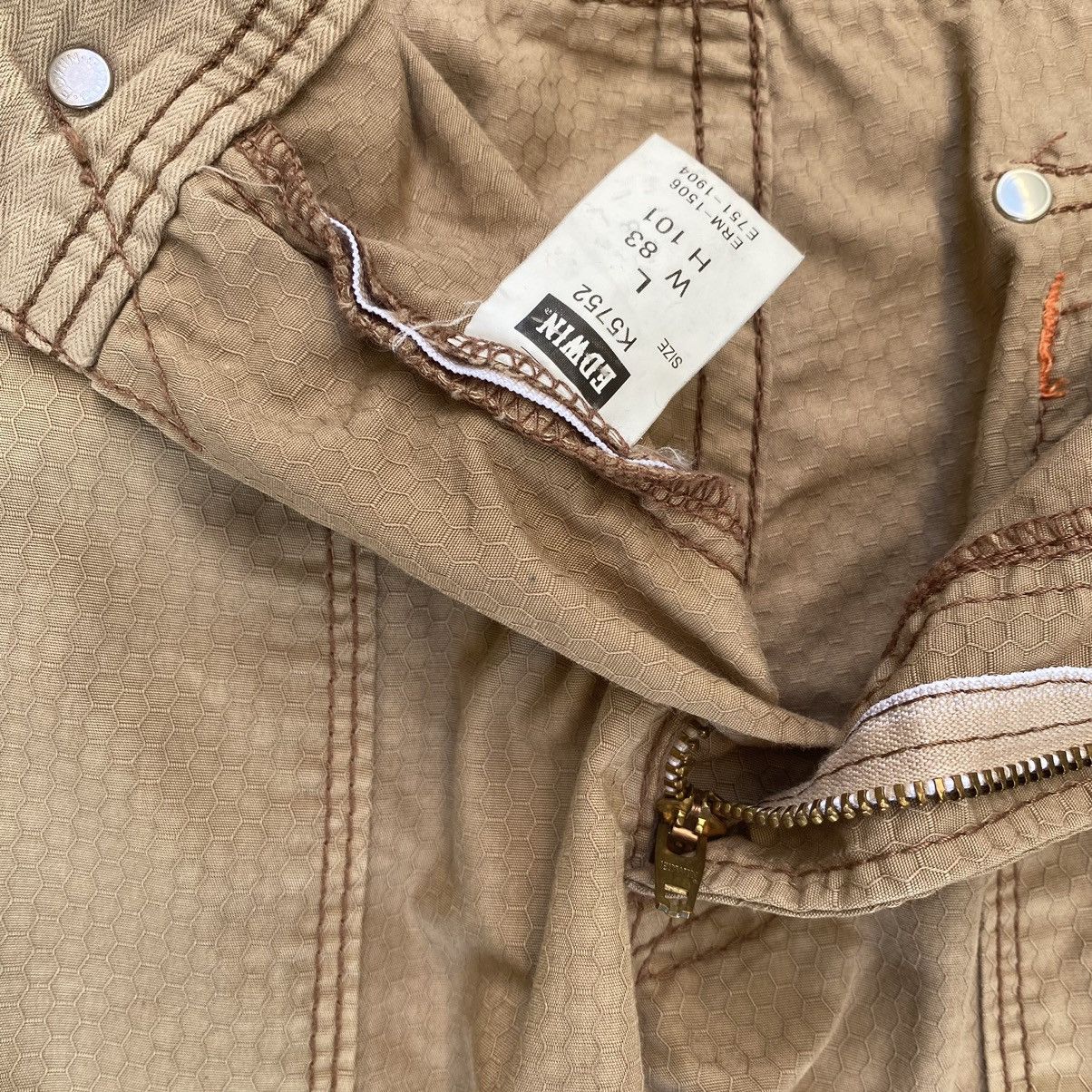 Edwin EDWIN 505 Khaki 3D Front Pocket Tactical Combat Cargo Pants Size US 33 - 5 Thumbnail
