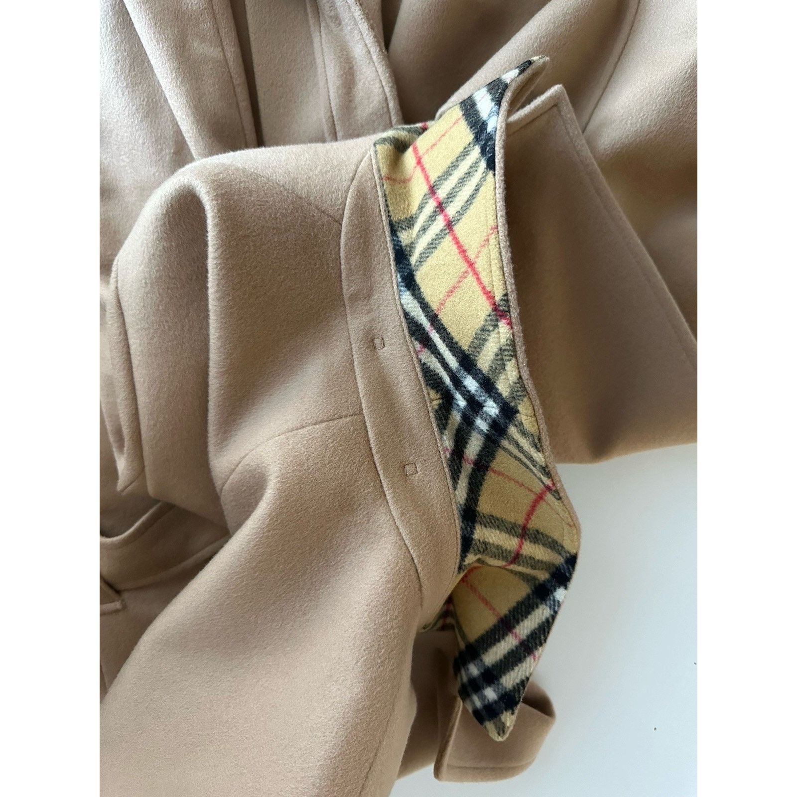 Burberry Burberry Wool/Cashmere Camel Jacket 10 US 8073327 Size L / US 10 / IT 46 - 13 Thumbnail