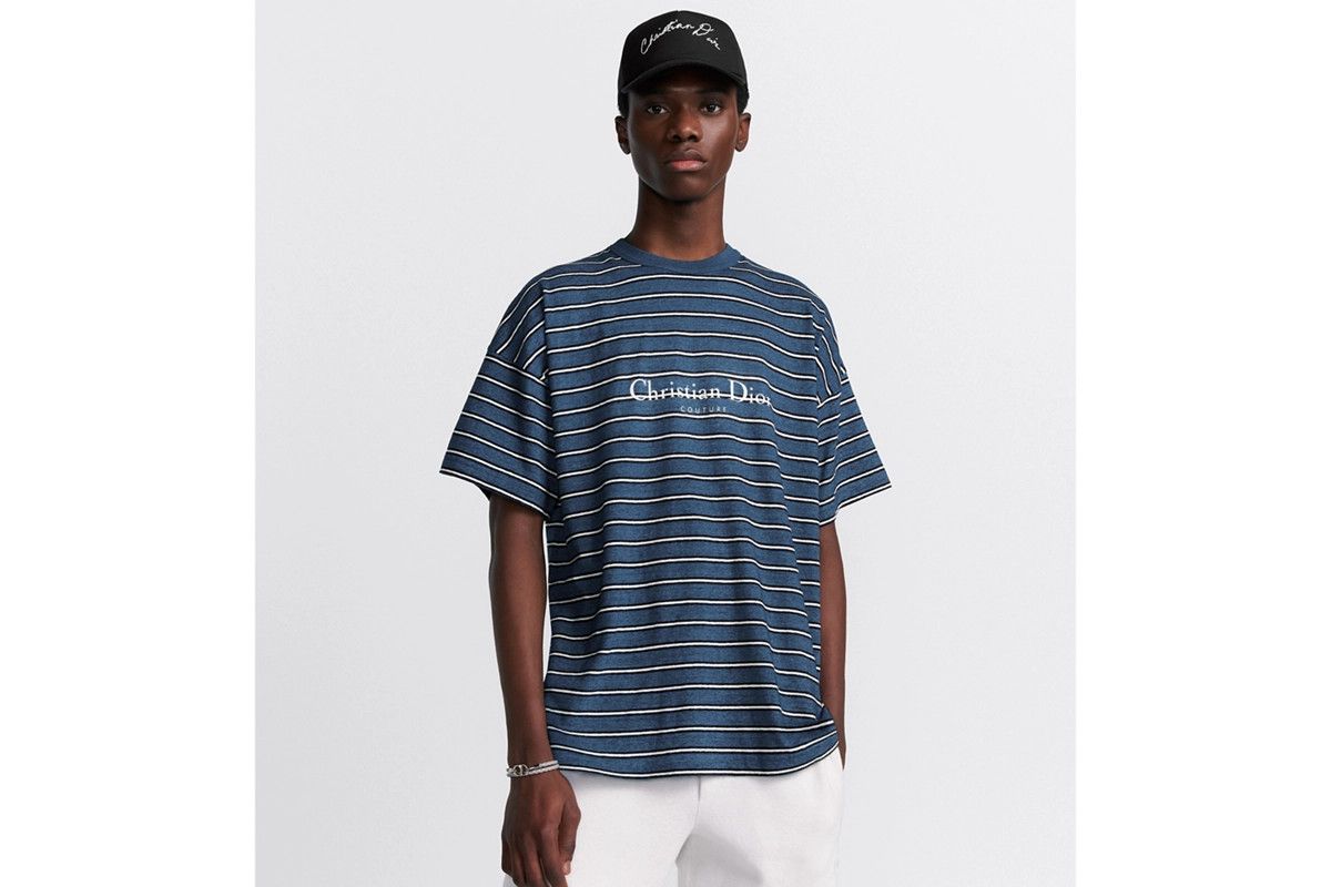 Dior o1bcso1str0226 Couture Oversized T-Shirt in Blue Size US S / EU 44-46 / 1 - 4 Thumbnail