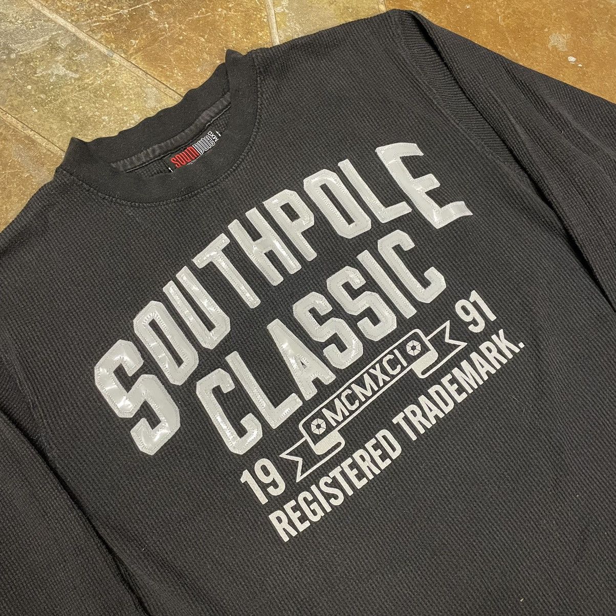 Southpole × Vintage Vintage 2000s Y2K Southpole Classics Thermal Long Sleeve Size US L / EU 52-54 / 3 - 1 Thumbnail