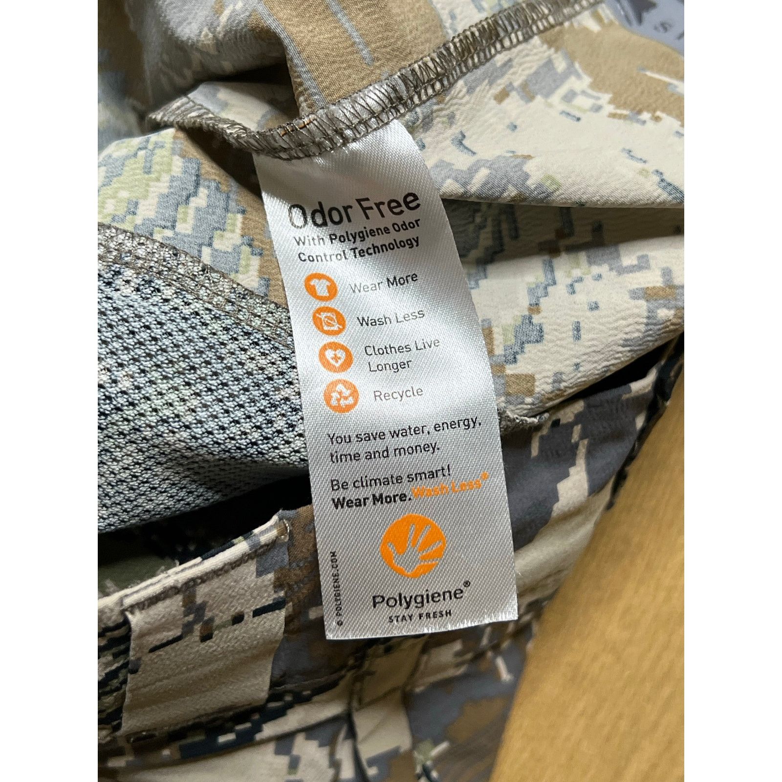 SITKA Sitka Gear Ascent Pants Mens 36 Gray Camo Open Country Size US 36 / EU 52 - 7 Thumbnail