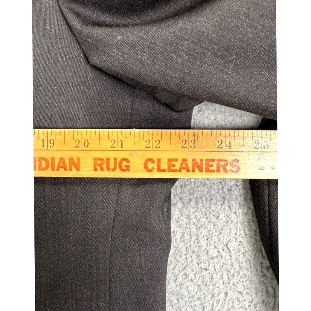 Vintage Emile Lafaurie Blazer Mens 46R Brown 2 Button Tuxedo Jacket Suit Office Regular Fit Blended Jacket/Coat Solid Size 46R - 4 Thumbnail