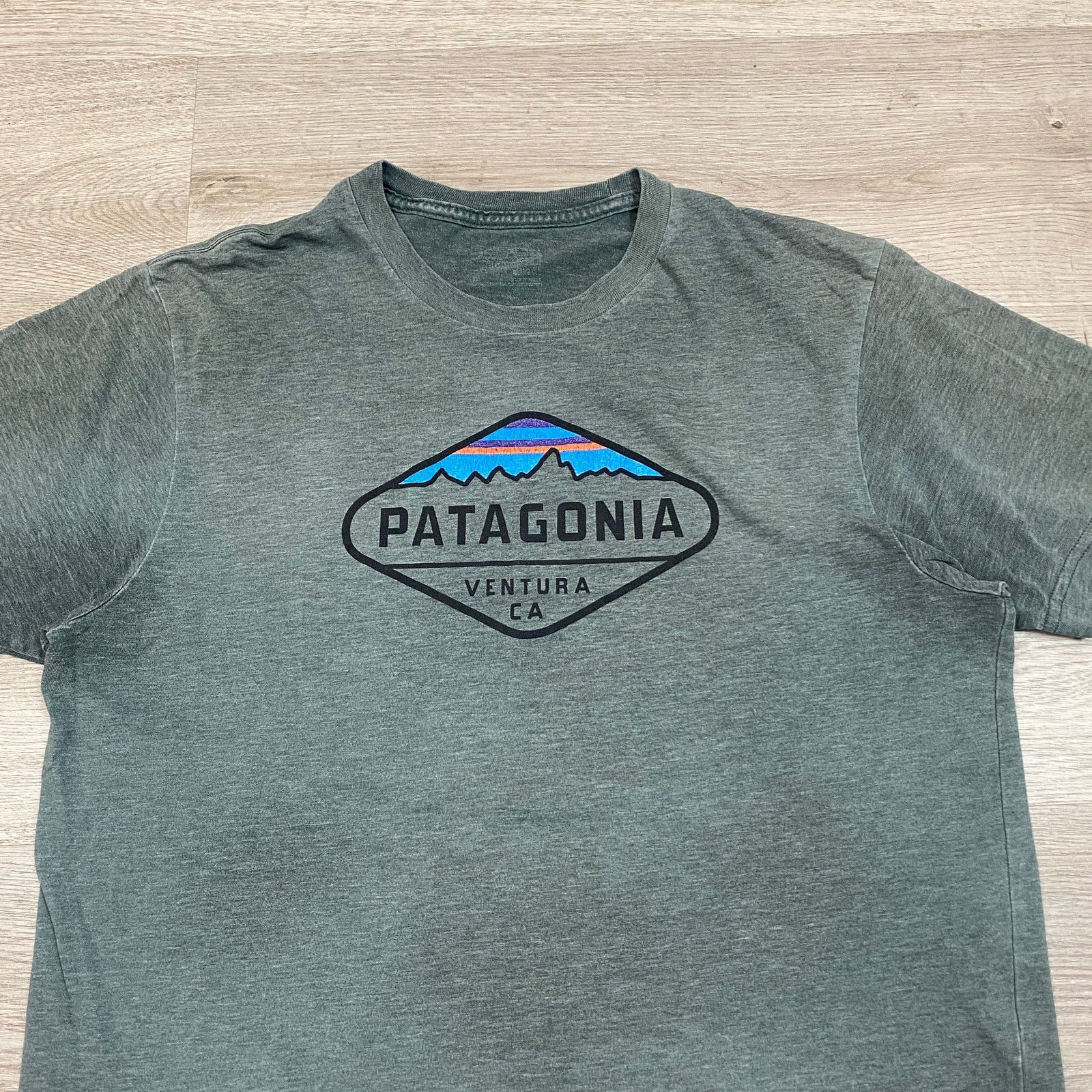 Patagonia Patagonia Fitz Roy Crest Slim Fit Organic Cotton Shirt Med Size US M / EU 48-50 / 2 - 2 Thumbnail