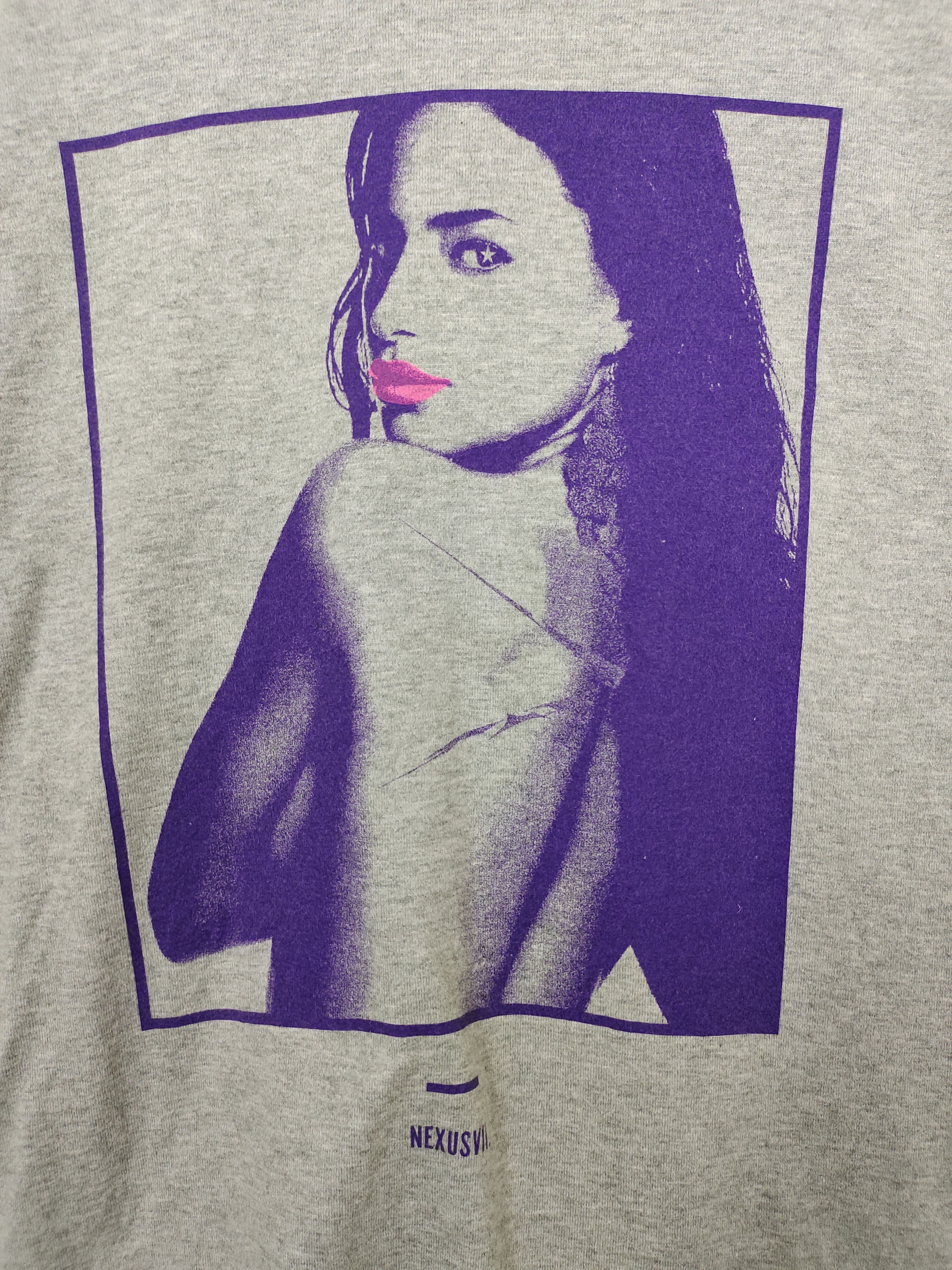 Nexus Vii X Salena Naked Portrait Print T Shirt Japan Brand