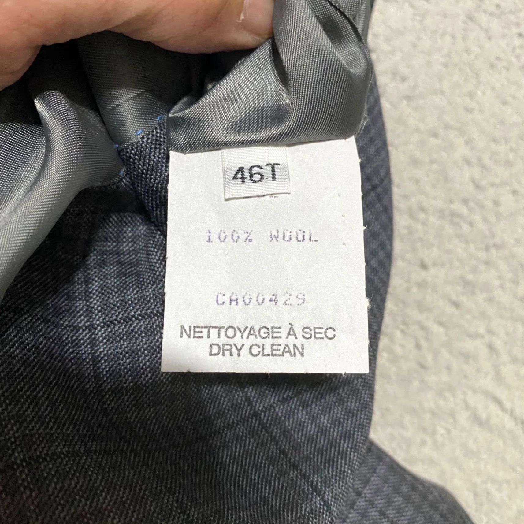 Peter Millar Peter Millar Blazer Mens 46L Gray Plaid Wool Two-Button Tall Long Jacket Size US XXL / EU 58 / 5 - 4 Thumbnail