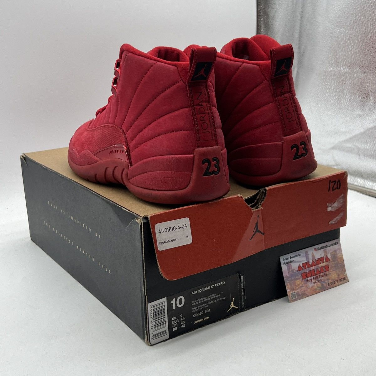 Jordan Brand Air Jordan 12 gym red Size US 10 / EU 43 - 4 Thumbnail