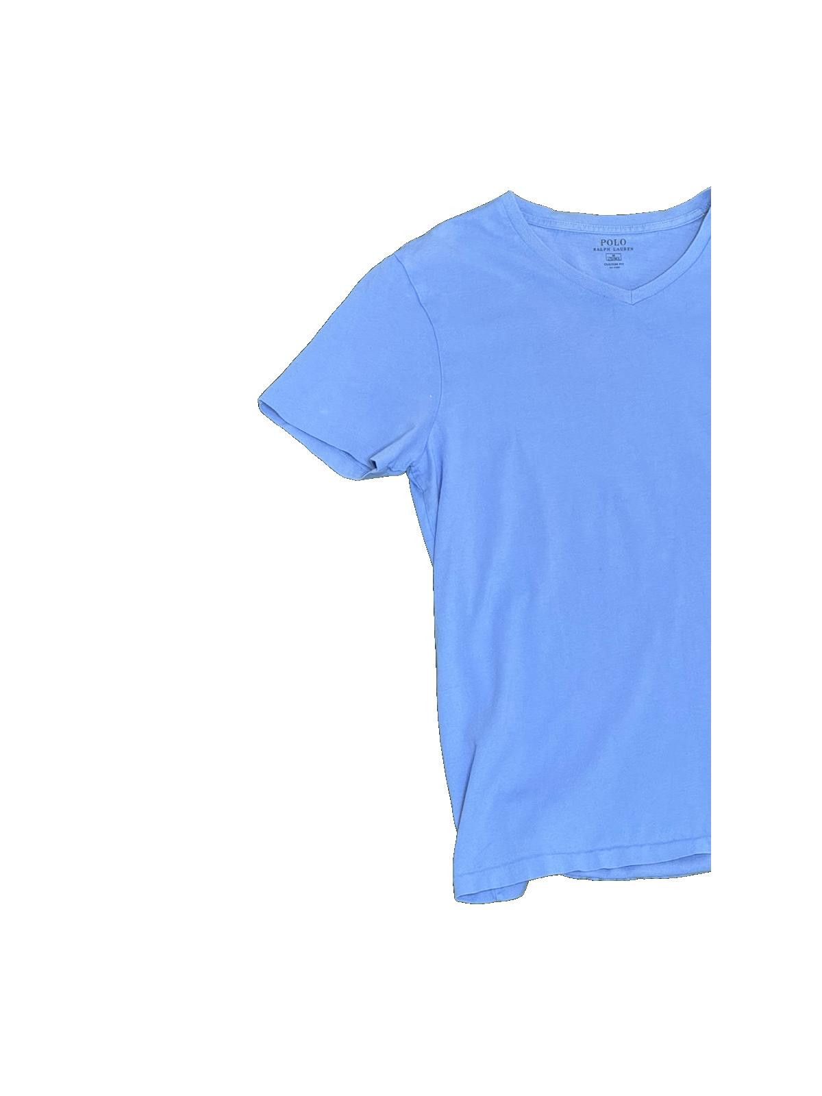 Polo Ralph Lauren Ladies Ralph Lauren V-Neck T-Shirt Size M / US 6-8 / IT 42-44 - 4 Thumbnail