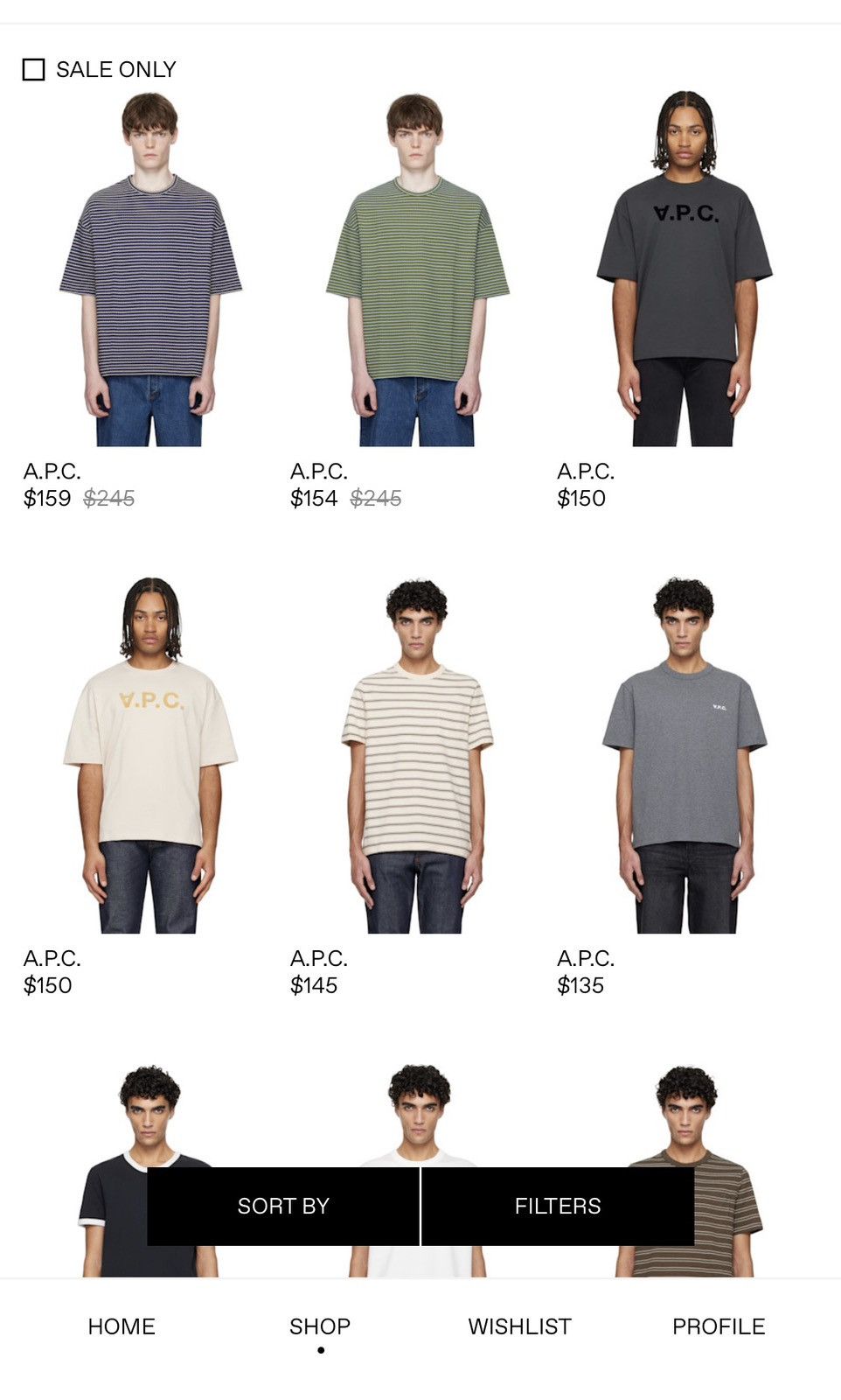 A.P.C. $68 APC PARIS LOGO TEE BLACK XXL SHORT SLEEVE T SHIRT Size US XXL / EU 58 / 5 - 3 Thumbnail
