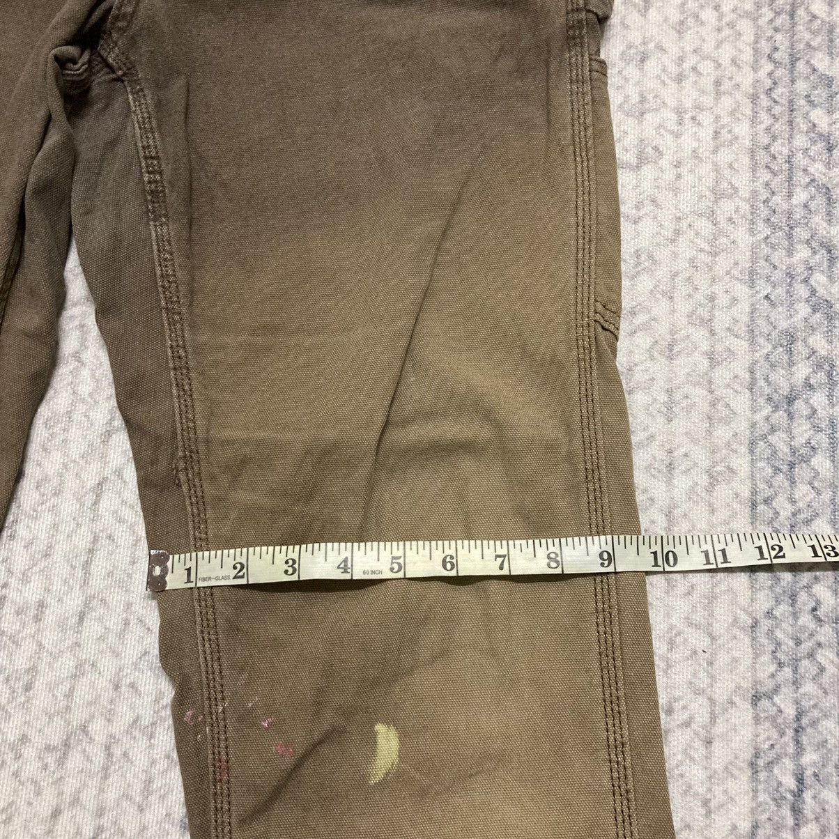 Carhartt × Carhartt Wip × Vintage Sunfaded Carhartt Brown Carpenter Pants with Some Paint Size US 32 / EU 48 - 18 Thumbnail