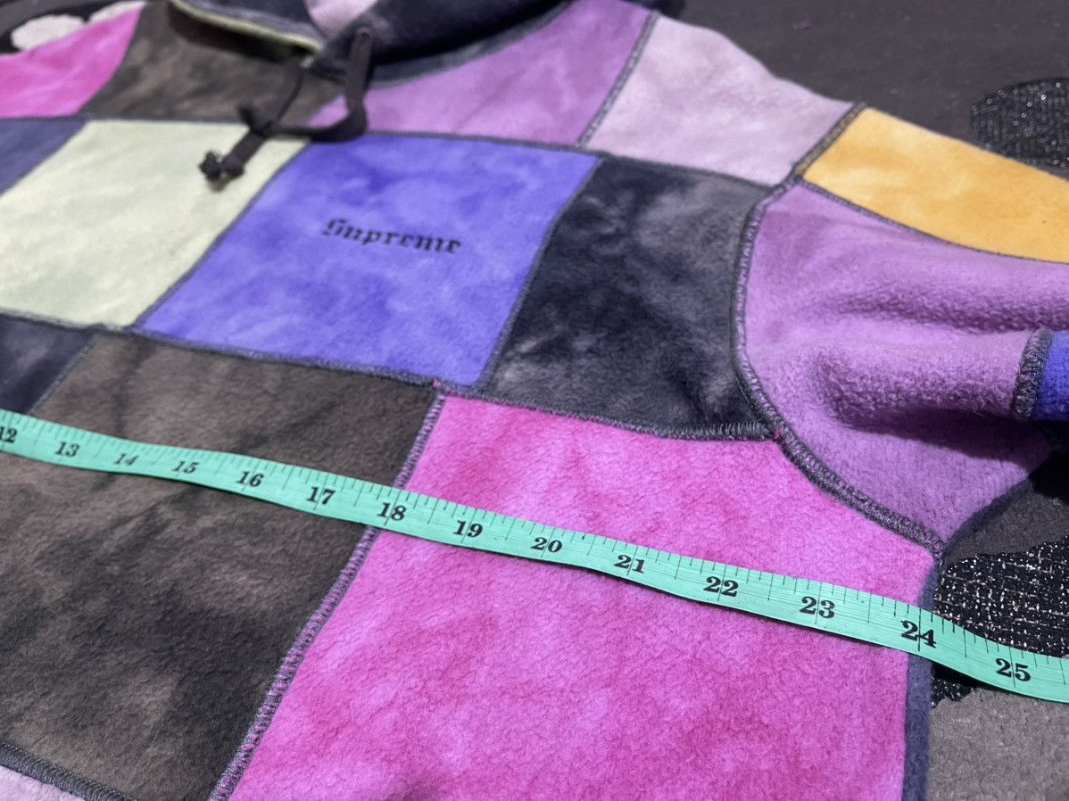 Supreme Supreme SS19 Patchwork Tie Dye Hooded Sweatshirt Medium Size US M / EU 48-50 / 2 - 22 Thumbnail