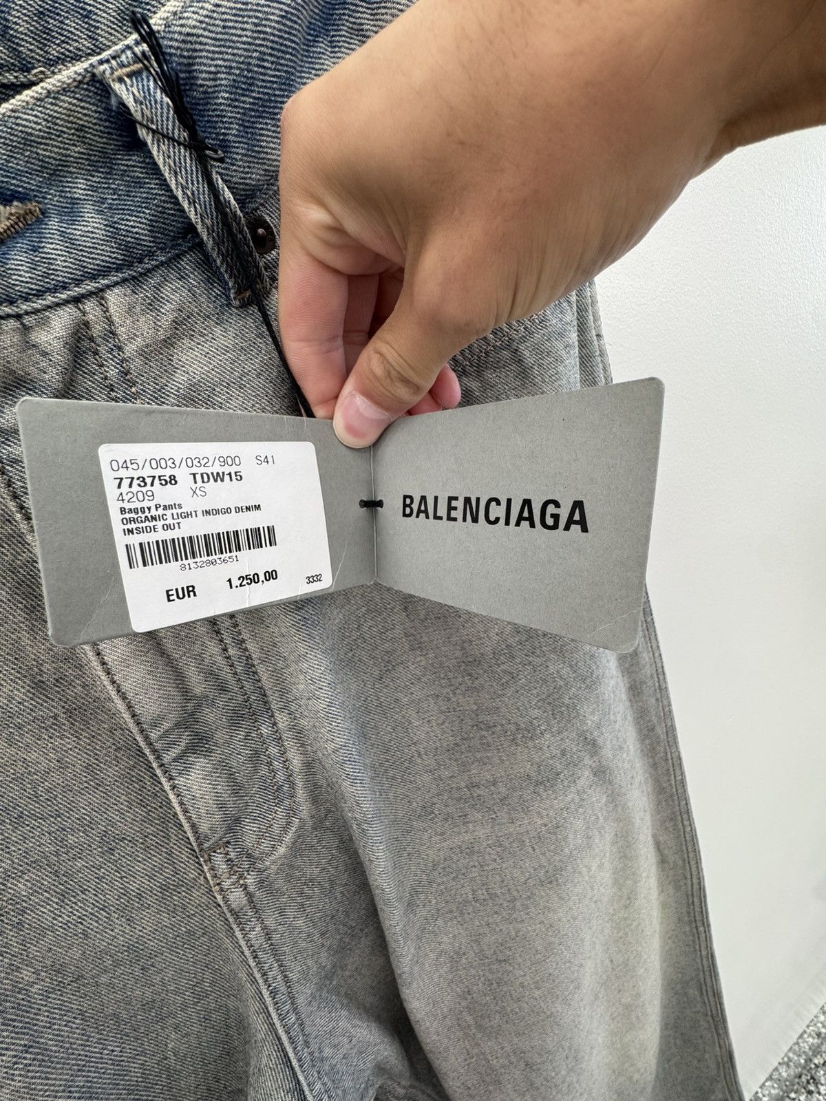 Balenciaga Balenciaga Baggy Inside Out Denim Size US 32 / EU 48 - 12 Thumbnail