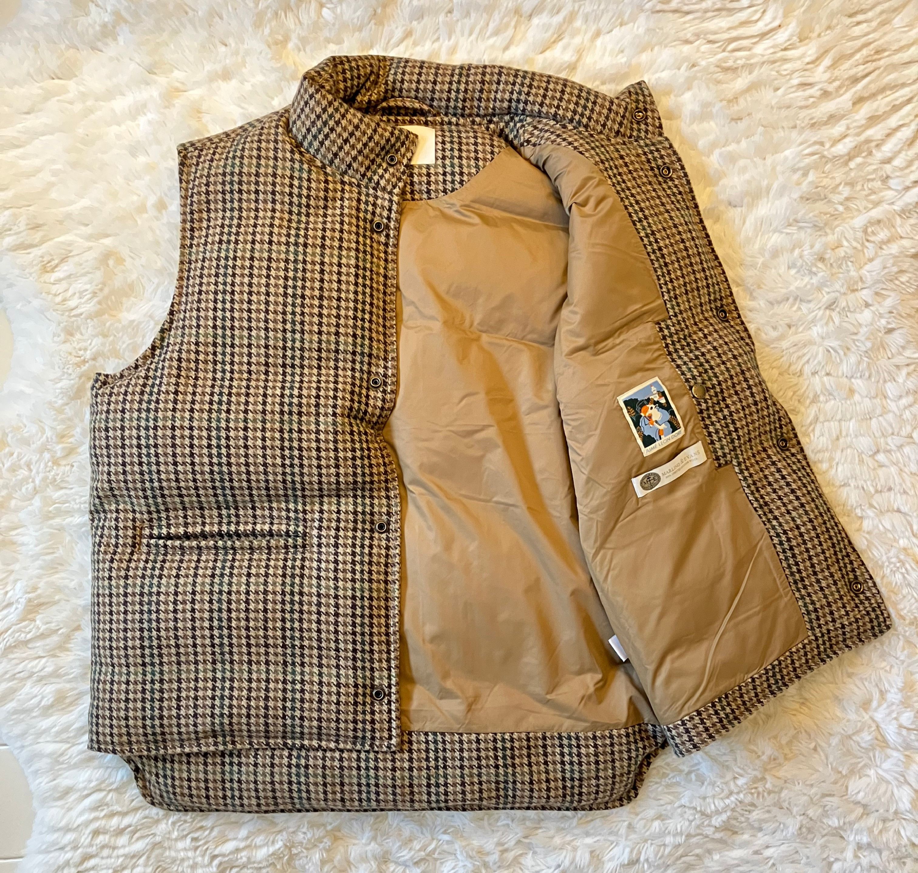 Aime Leon Dore Aime Leon Dore Filled Heritage Vest ALD Houndstooth Size US S / EU 44-46 / 1 - 5 Thumbnail