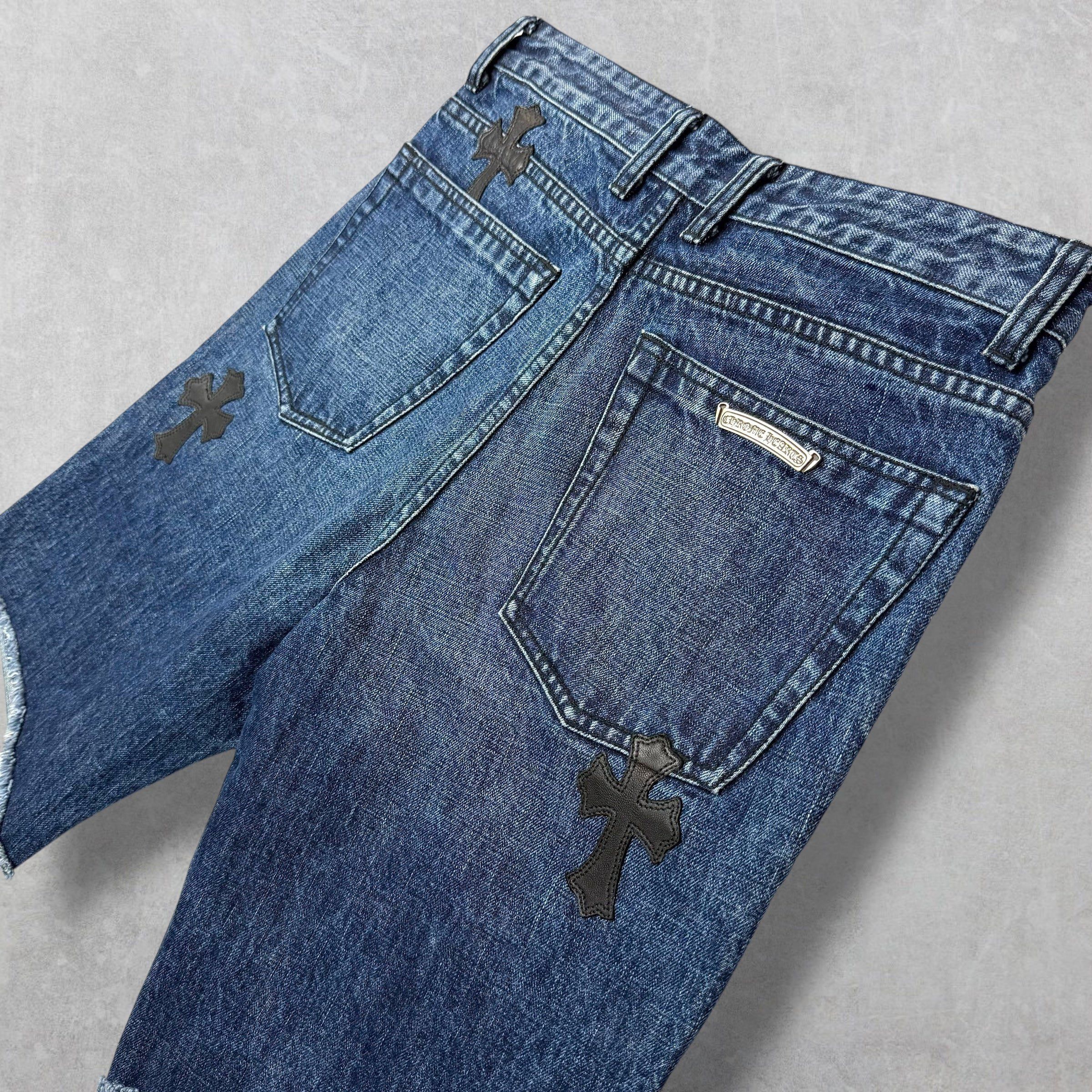 Chrome Hearts Chrome Hearts Turbo Diesel Cross Patch Shorts 28 Size US 28 / EU 44 - 5 Thumbnail