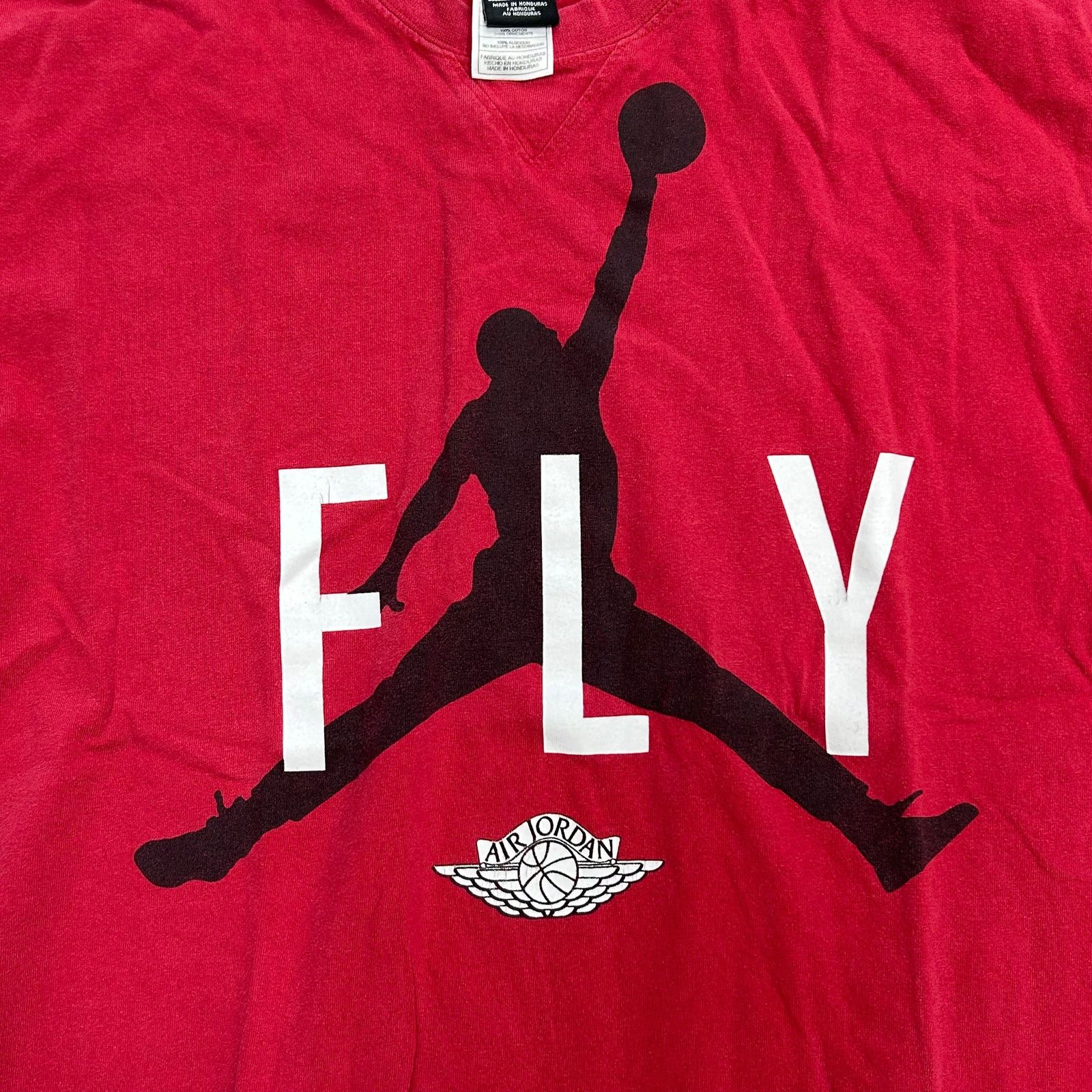 Jordan Brand Nike Air Jordan Jumpman Fly Tee T Shirt Size Large L Red B14 Size US L / EU 52-54 / 3 - 5 Thumbnail