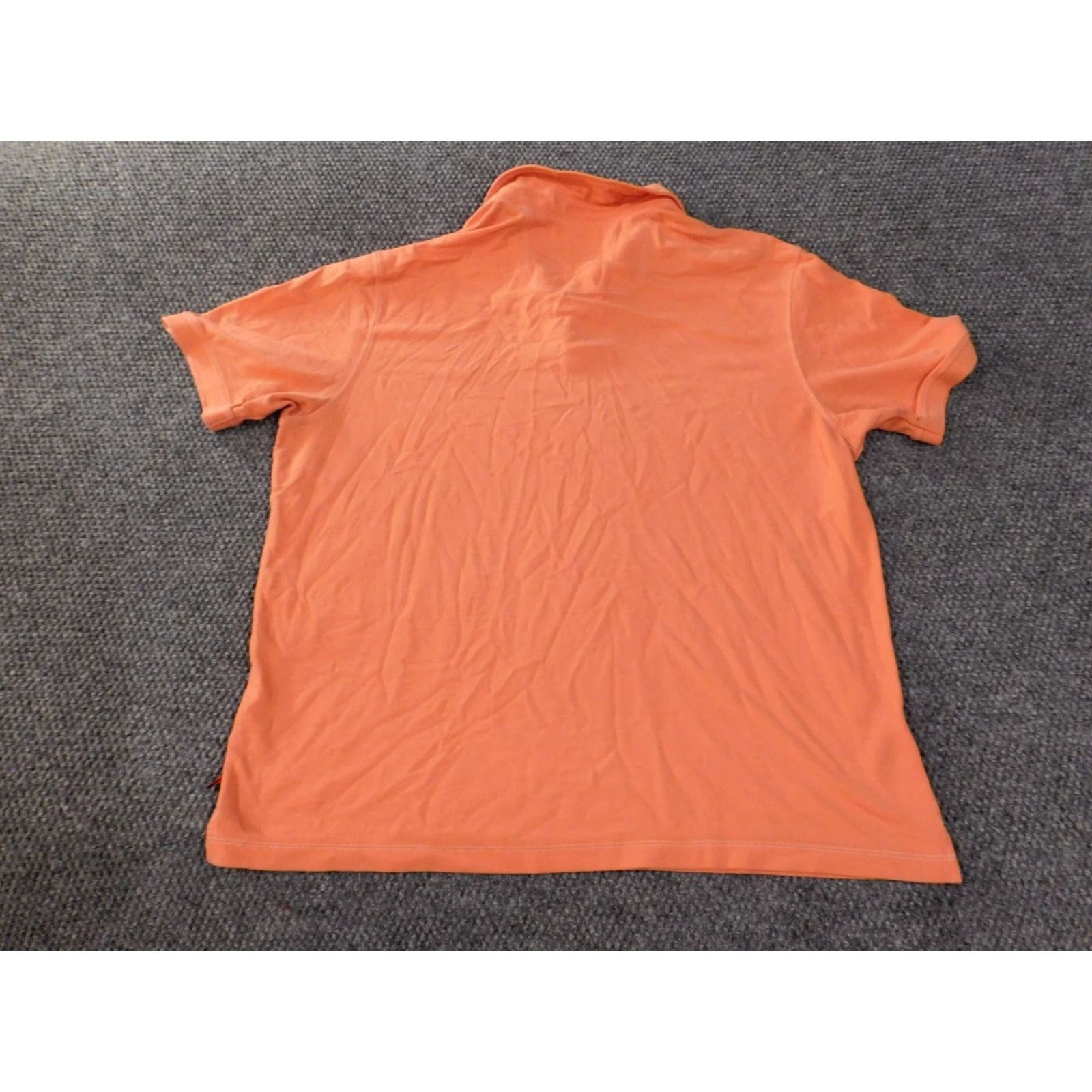 Tommy Bahama Tommy Bahama Polo Shirt XL Mens Orange Short Sleeve Button Up Knit Cotton Polyester Classic Check Logo Breathable Vintage No Size US XL / EU 56 / 4 - 7 Thumbnail