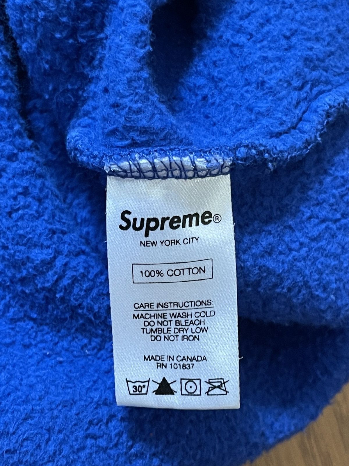 Supreme × Undercover Supreme x Undercover Anarchy Hoodie Blue Sz. L Size US L / EU 52-54 / 3 - 11 Thumbnail