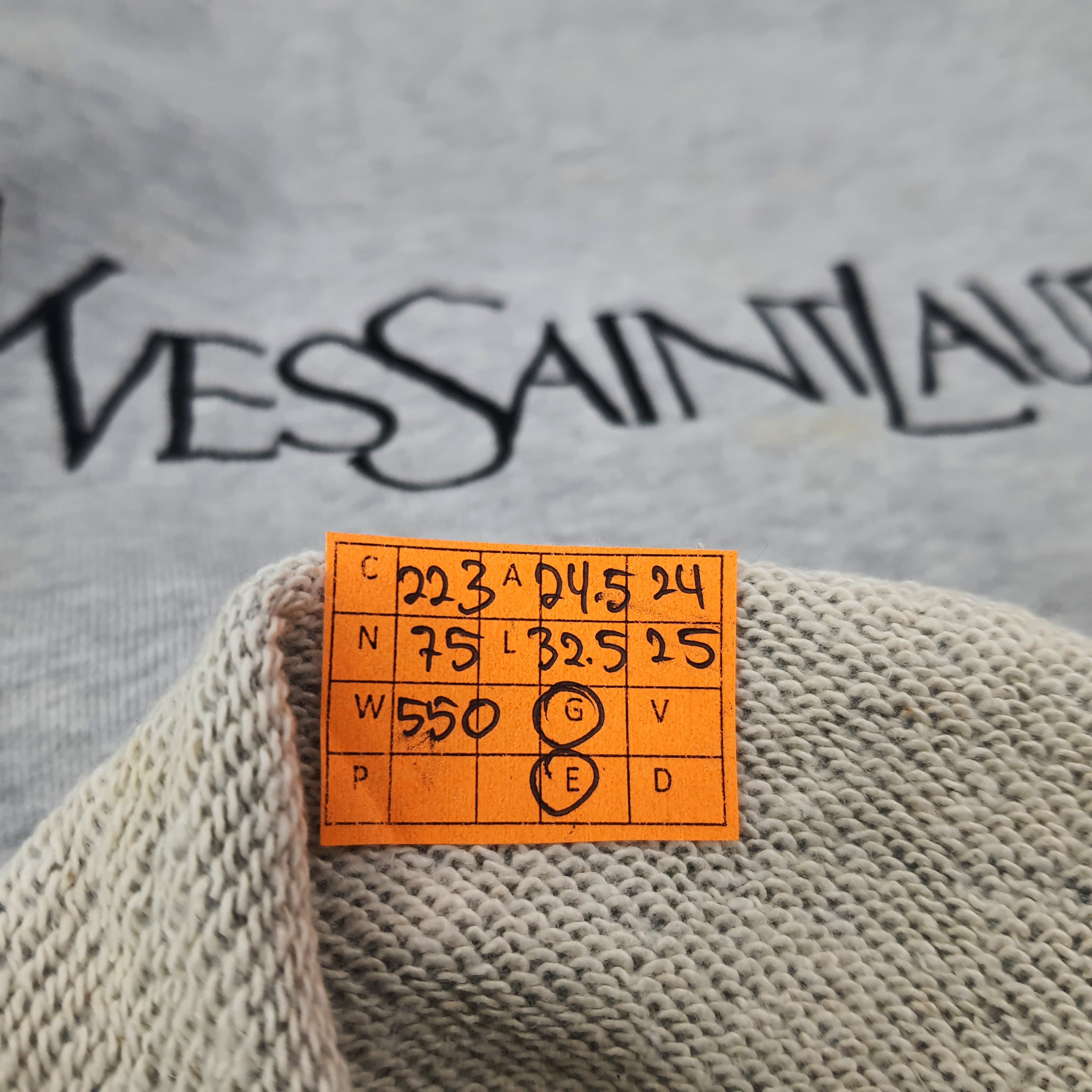 Yves Saint Laurent Vintage Yves Saint Laurent YSL Designer Tshirt C223N75 Size US XL / EU 56 / 4 - 8 Thumbnail