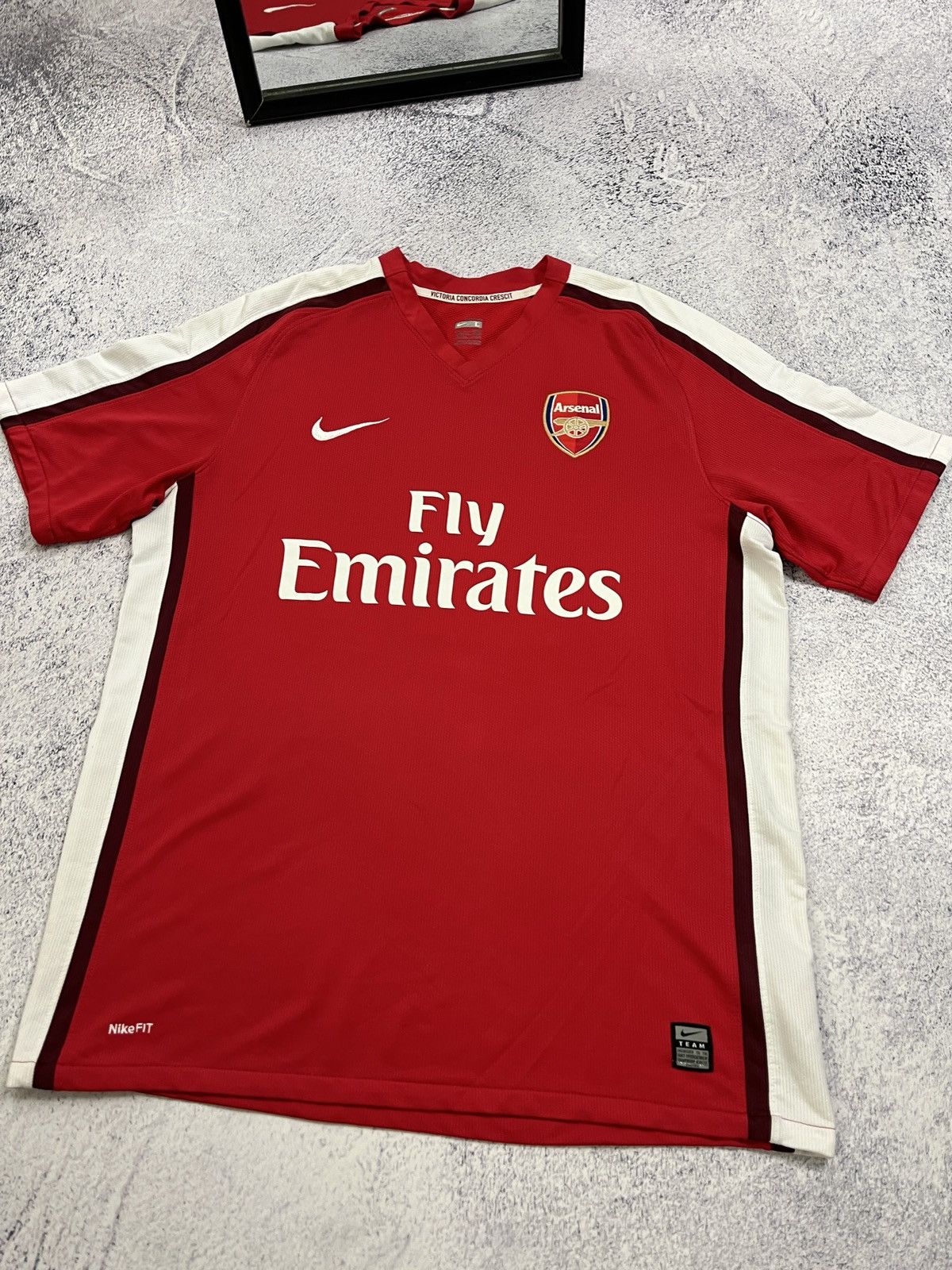 Nike × Vintage Nike Arsenal 2008/09 #4 Cecs Fabregas Soccer Jersey Football Size US L / EU 52-54 / 3 - 5 Thumbnail