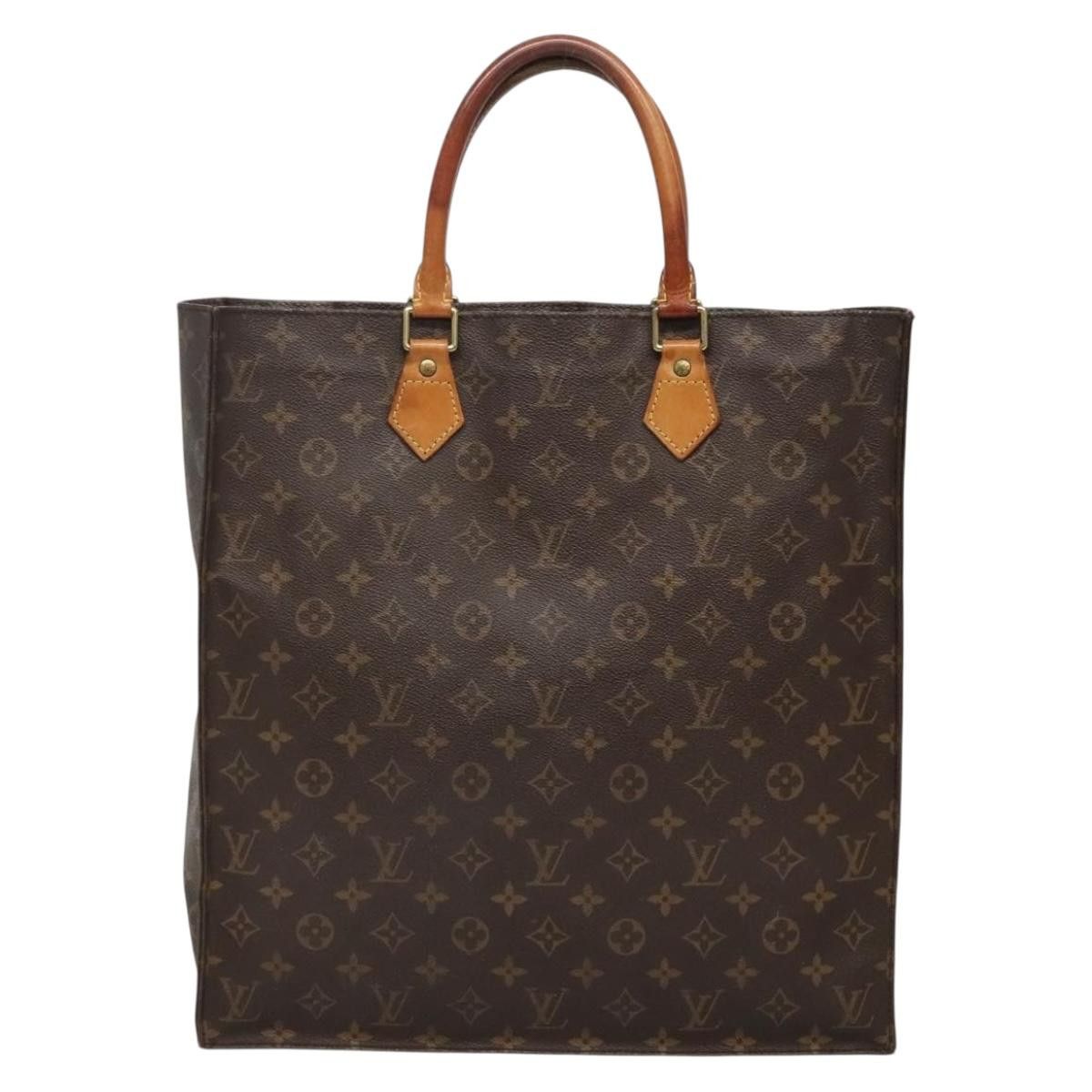 Louis Vuitton LOUIS VUITTON Monogram Sac Plat Hand Bag M51140 Size ONE SIZE - 2 Thumbnail