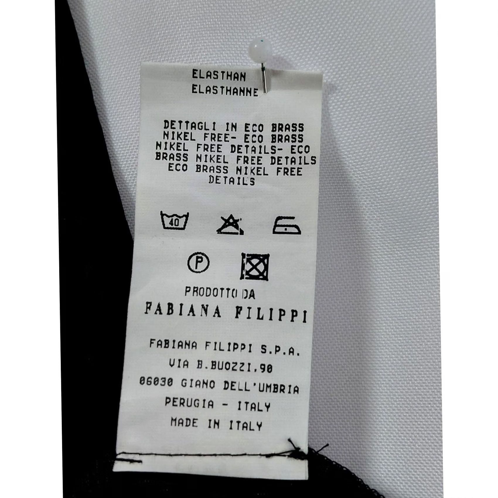 Fabiana Filippi Fabiana Filippi Black XS Long Sleeve Knit Top Size XS / US 0-2 / IT 36-38 - 4 Thumbnail