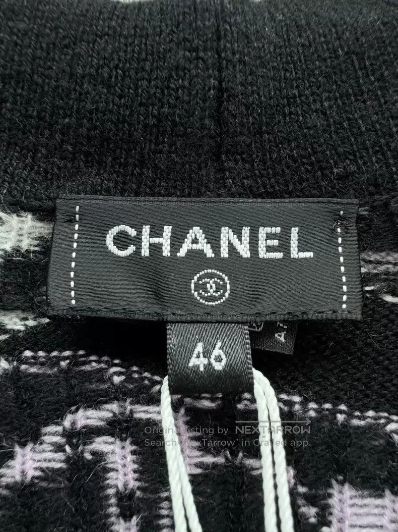 Chanel Chanel Classic element hooded knitwear Size L / US 10 / IT 46 - 2 Thumbnail