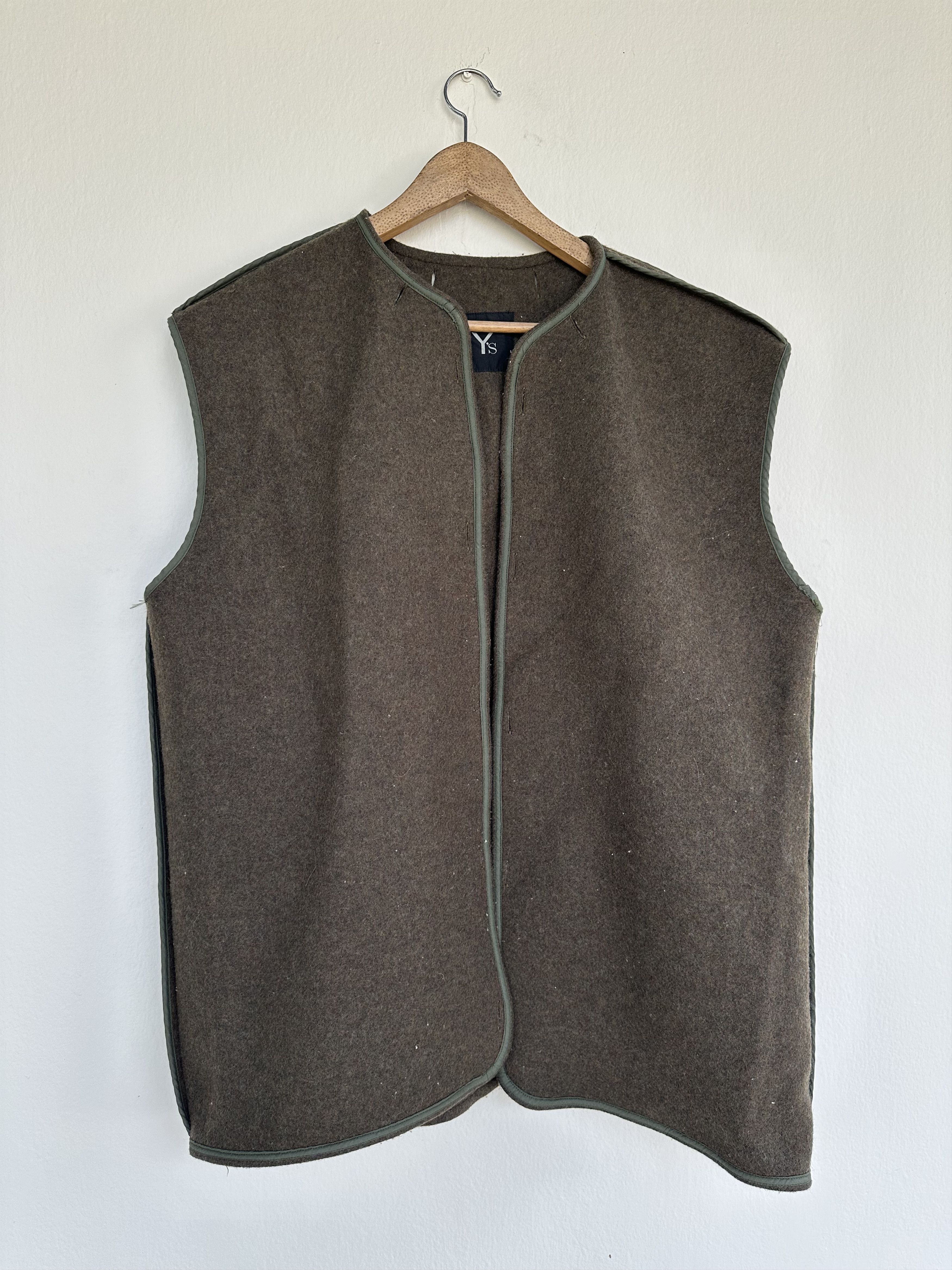 Yohji Yamamoto Vintage 80s Y’s Wool Vest Size US L / EU 52-54 / 3 - 2 Thumbnail