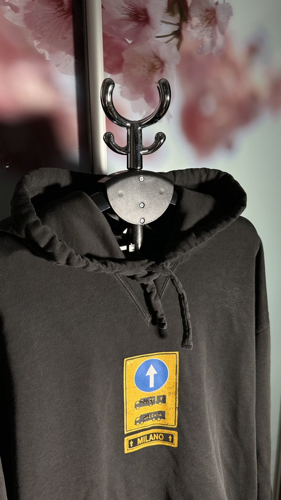 Dolce & Gabbana DOLCE & GABBANA Sweater Black Cotton Hooded DG Shield 🔥🔥 Size US S / EU 44-46 / 1 - 7 Thumbnail