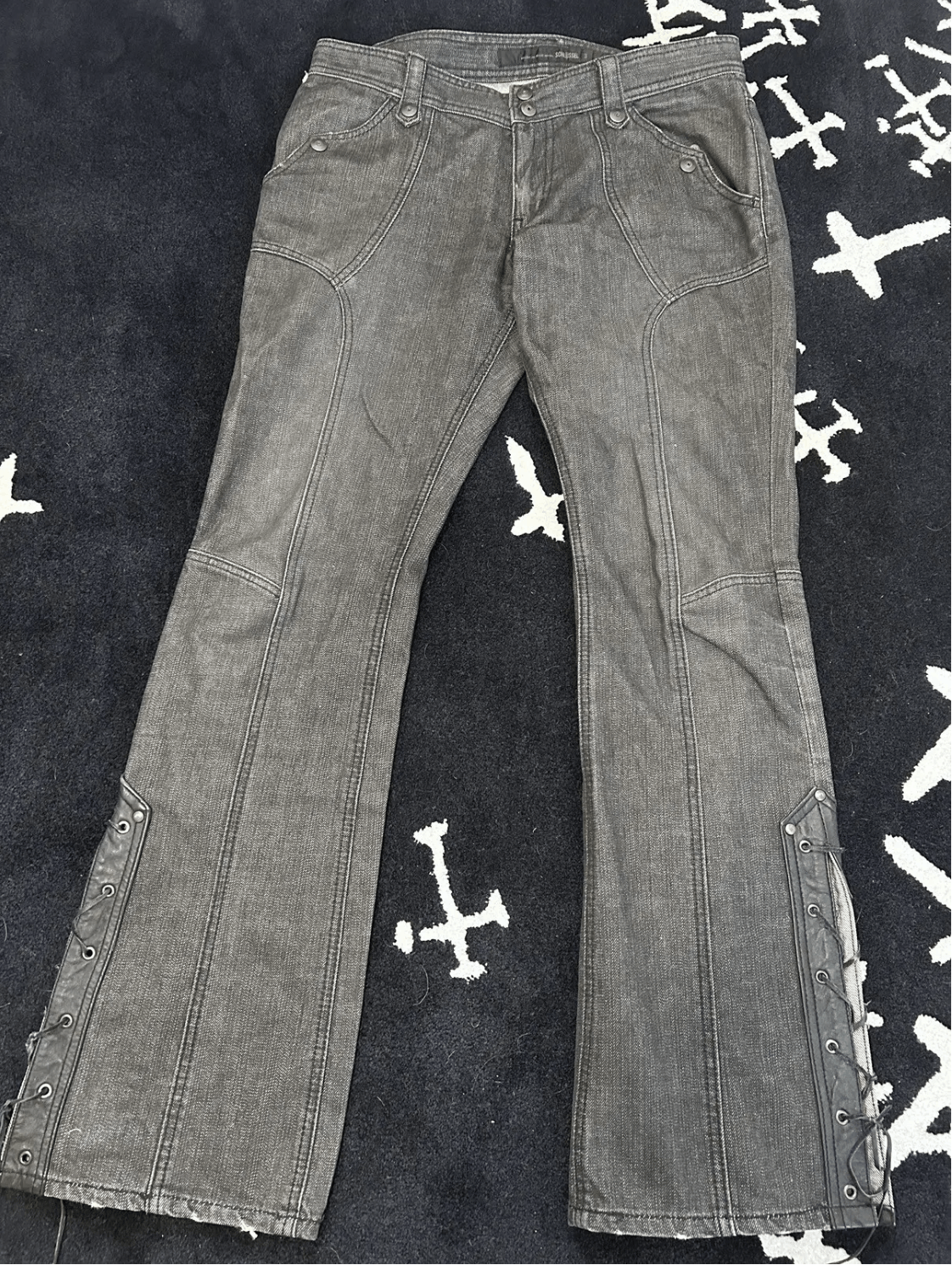 Schlussel Schlussel Lace Up Japanese Denim Size US 32 / EU 48 - 1 Thumbnail