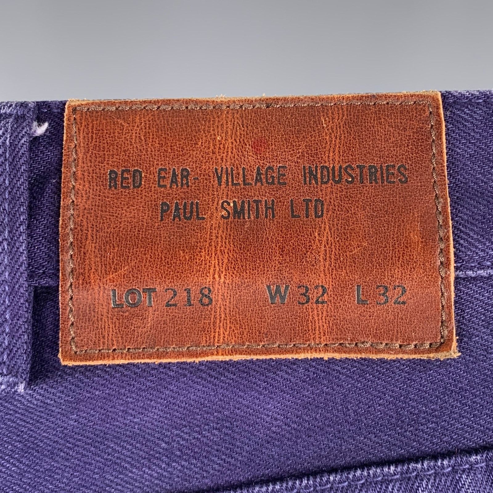 Other RED EAR VILLAGE INDUSTRIES by 32 Blue Cotton Denim Jeans Size US 32 / EU 48 - 4 Thumbnail