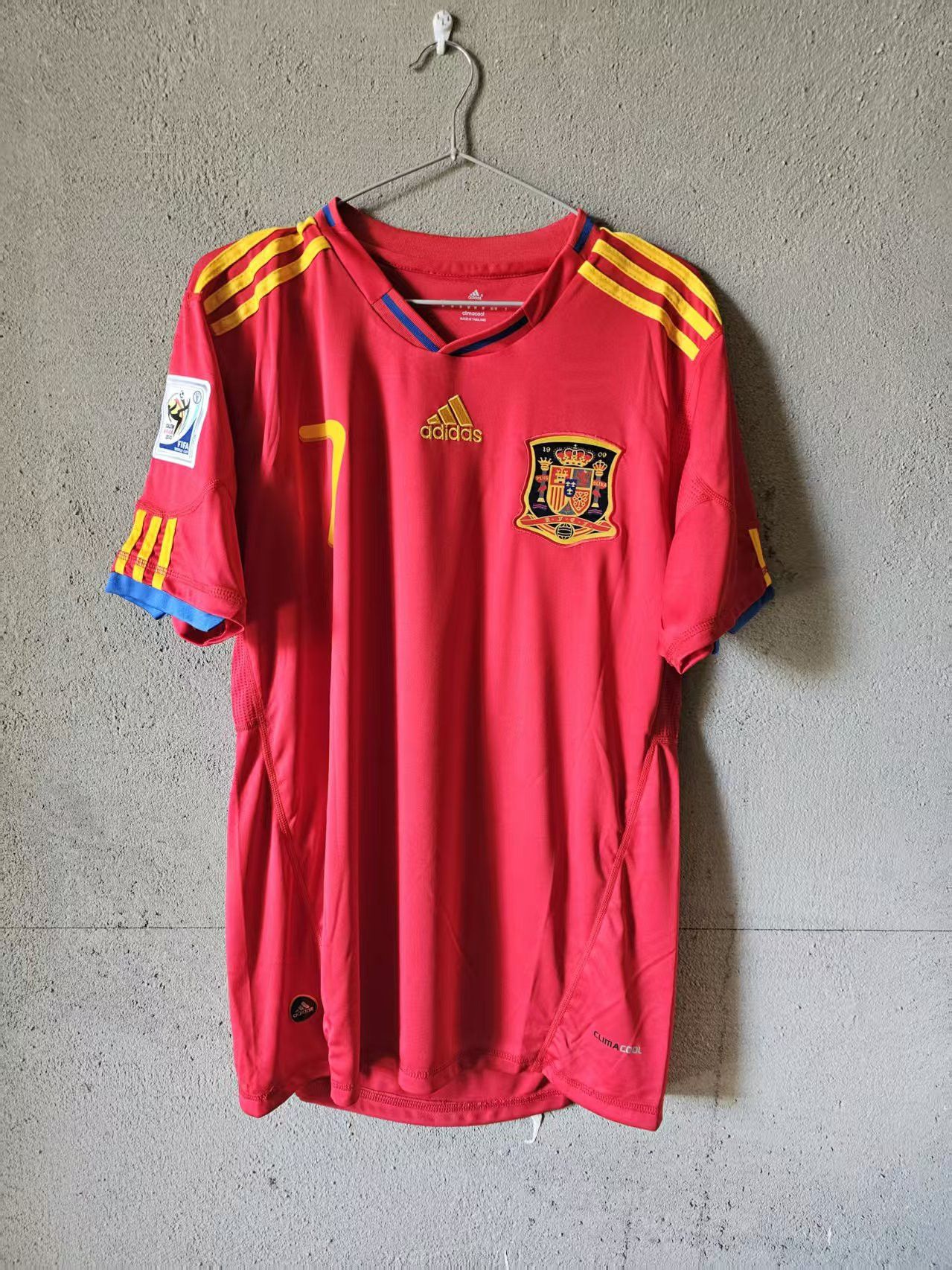 Other 2010 Spain 7 David Villa Jersey Home Size US L / EU 52-54 / 3 - 1 Thumbnail