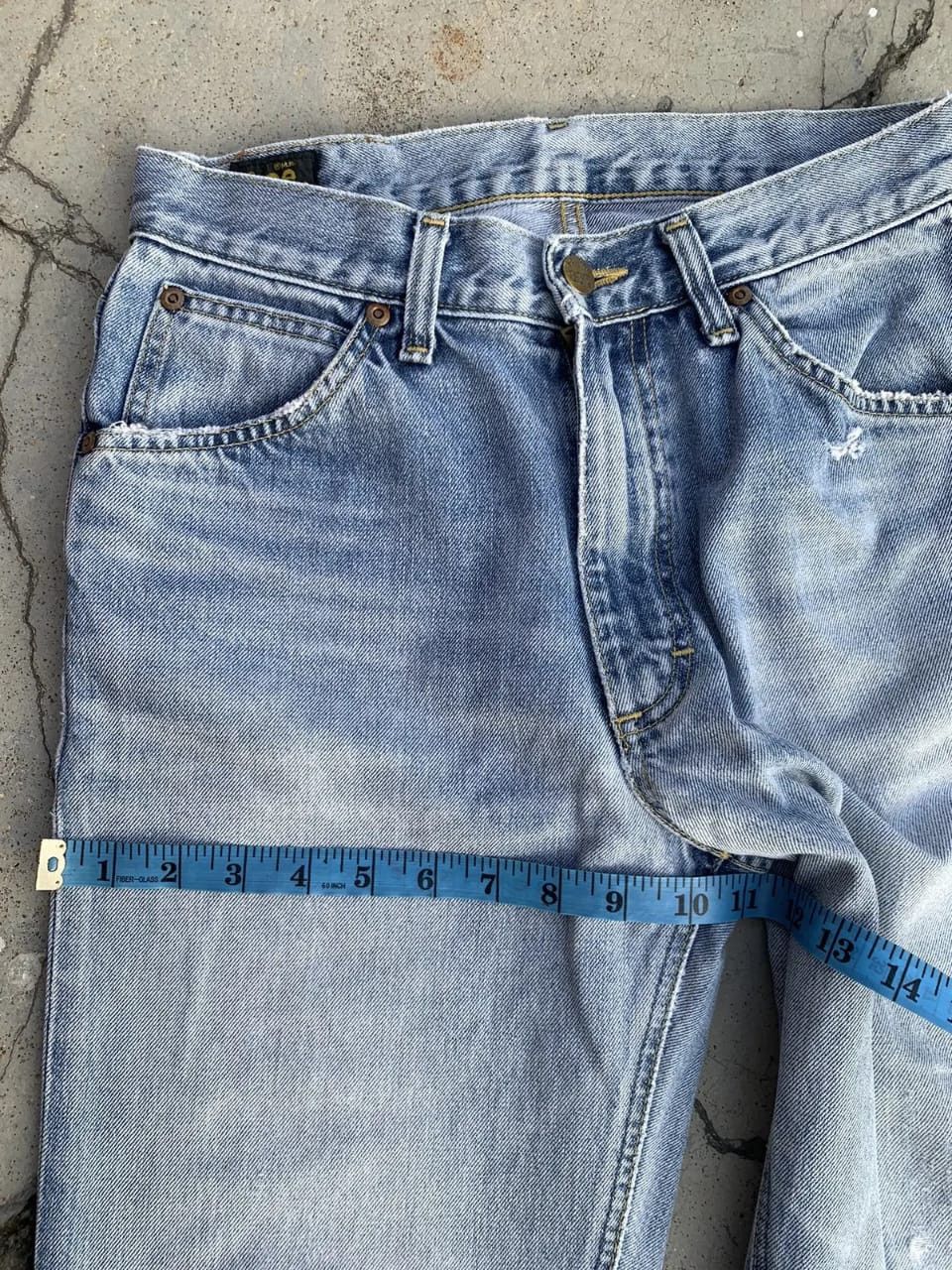 Lee Distressed vintage LEE RIDER faded blue. Size US 28 / EU 44 - 5 Thumbnail