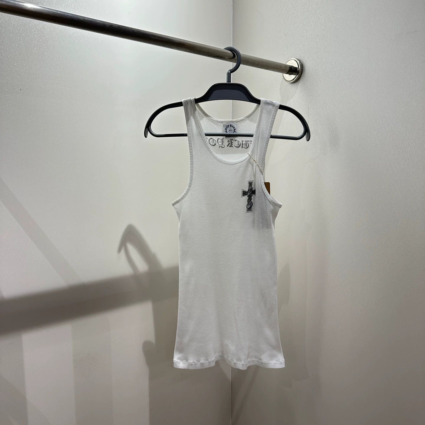 Chrome Hearts ChromeHearts NY Cross Sanskrit Cotton Tank S may267 Size S / US 4 / IT 40 - 1 Thumbnail